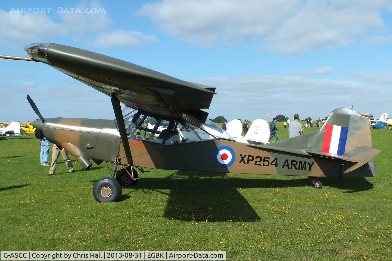 G-ASCC, 1962 Auster AOP.11 C/N B5/10/162, at the LAA Rally 2013, Sywell
