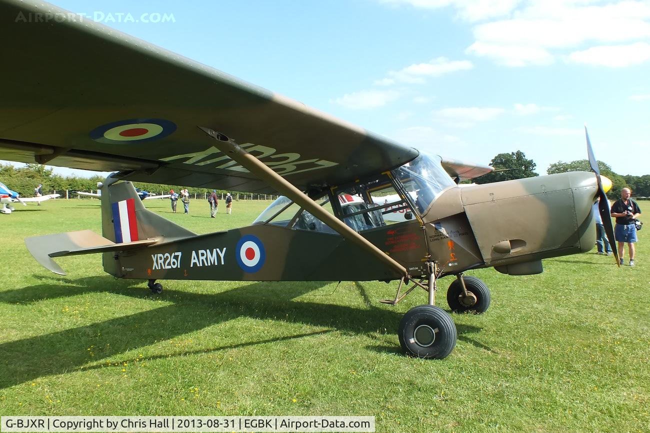 G-BJXR, 1962 Auster AOP.9 C/N 184, at the LAA Rally 2013, Sywell
