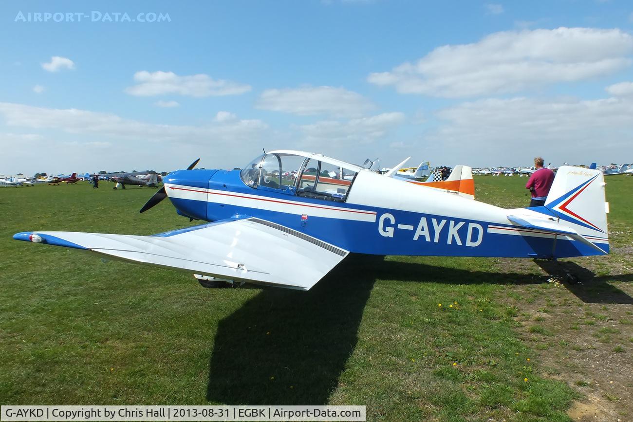 G-AYKD, 1962 Jodel DR-1050 Ambassadeur C/N 351, at the LAA Rally 2013, Sywell