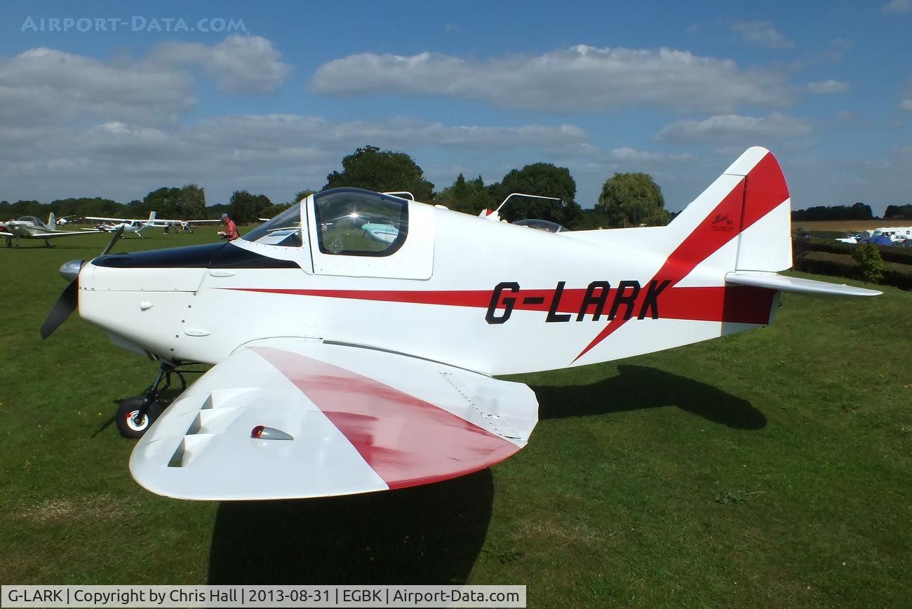 G-LARK, 1970 Helton Lark 95 C/N 9517, at the LAA Rally 2013, Sywell