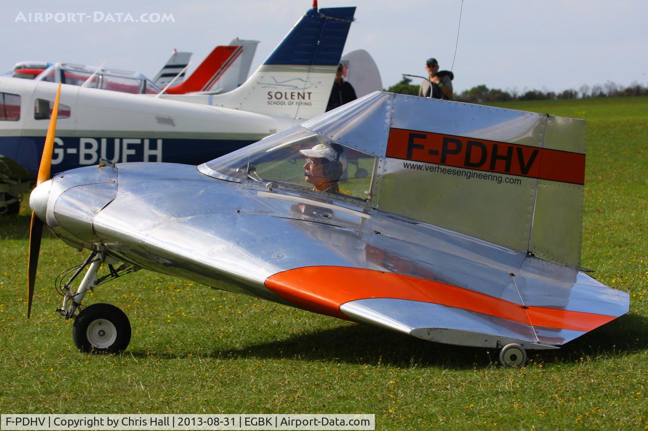 F-PDHV, 2004 Verhees Delta C/N 01, at the LAA Rally 2013, Sywell