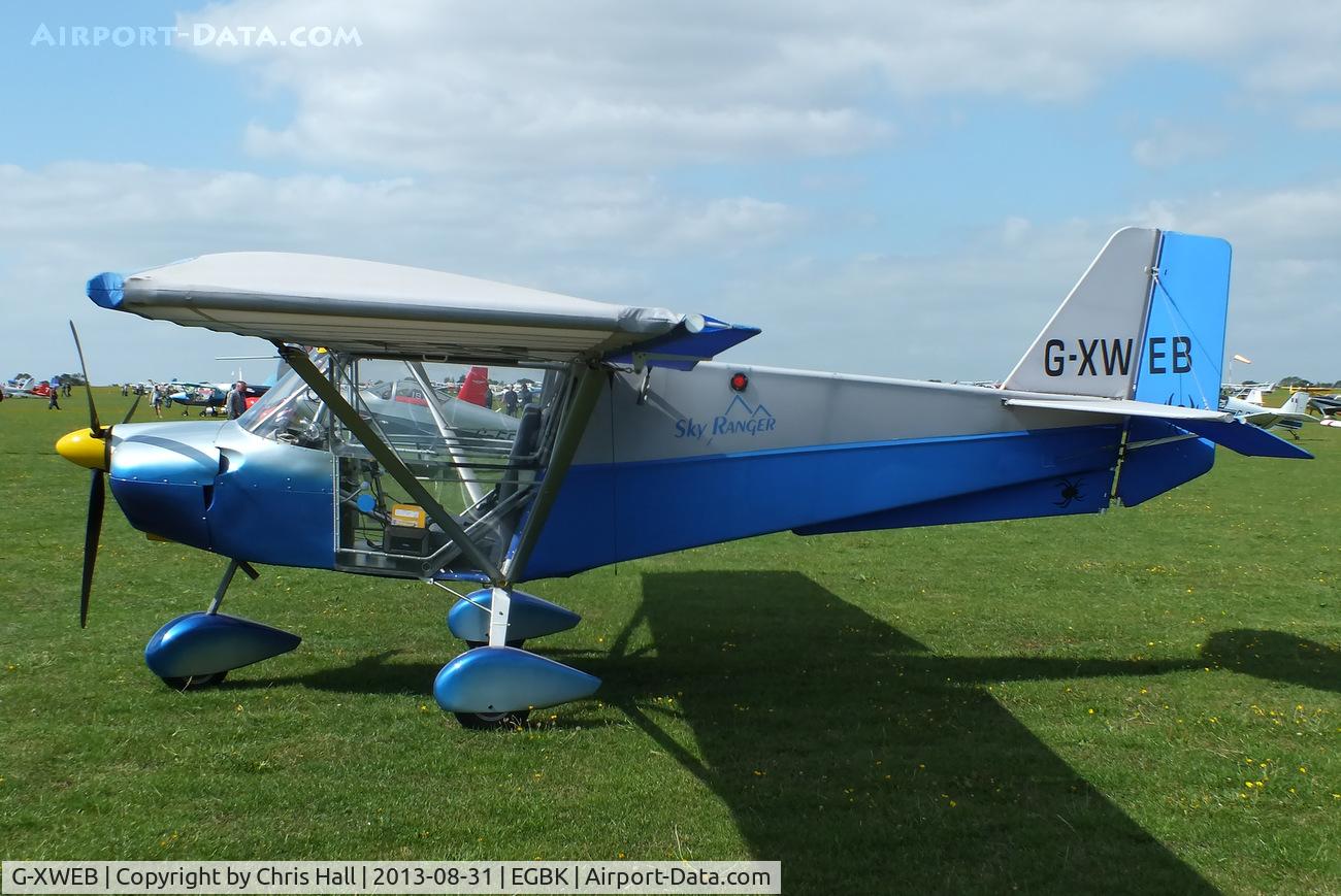 G-XWEB, 2005 Skyranger 912(2) C/N BMAA/HB/443, at the LAA Rally 2013, Sywell