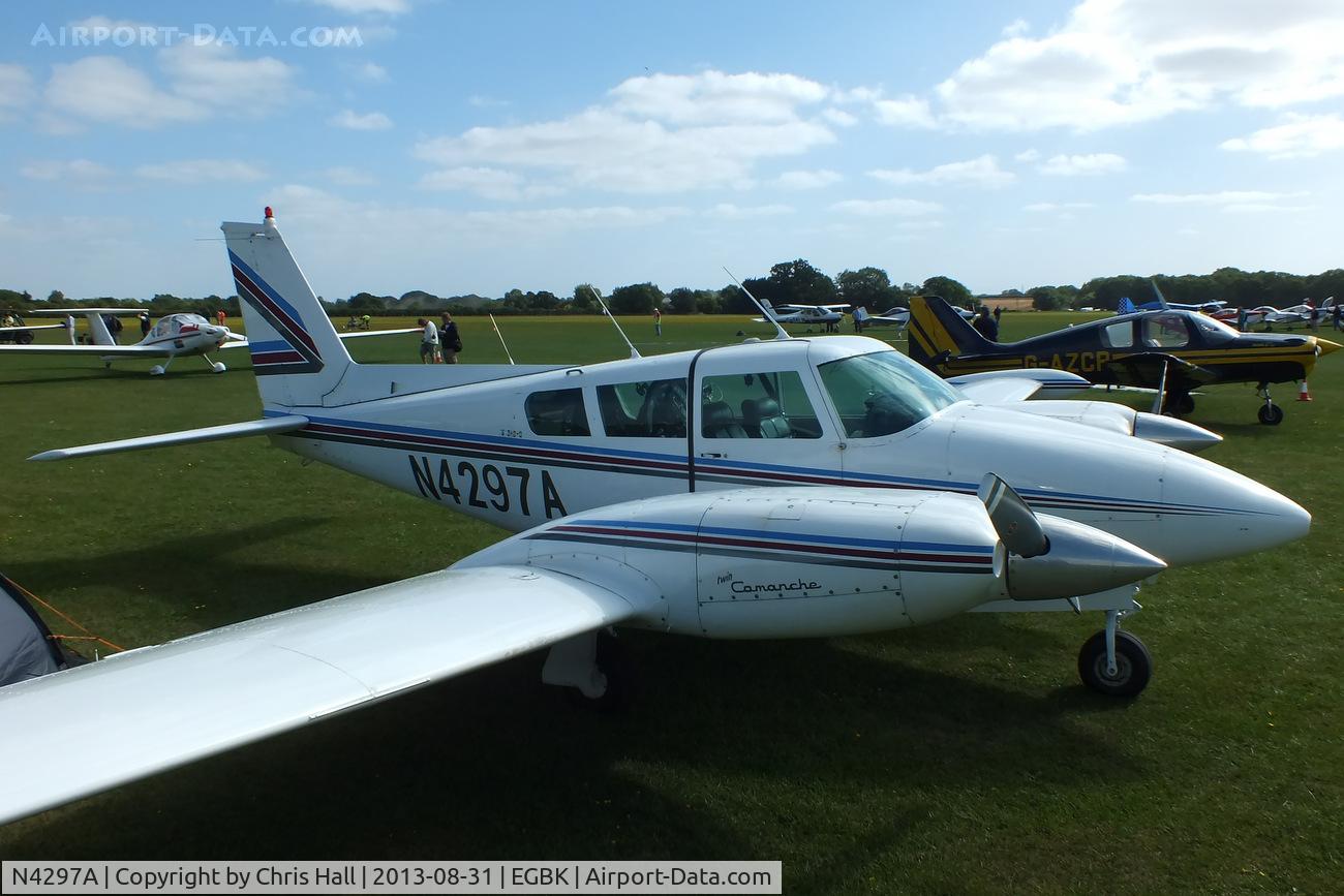 N4297A, 1971 Piper PA-39 Twin Comanche C/R C/N 39-114, at the LAA Rally 2013, Sywell