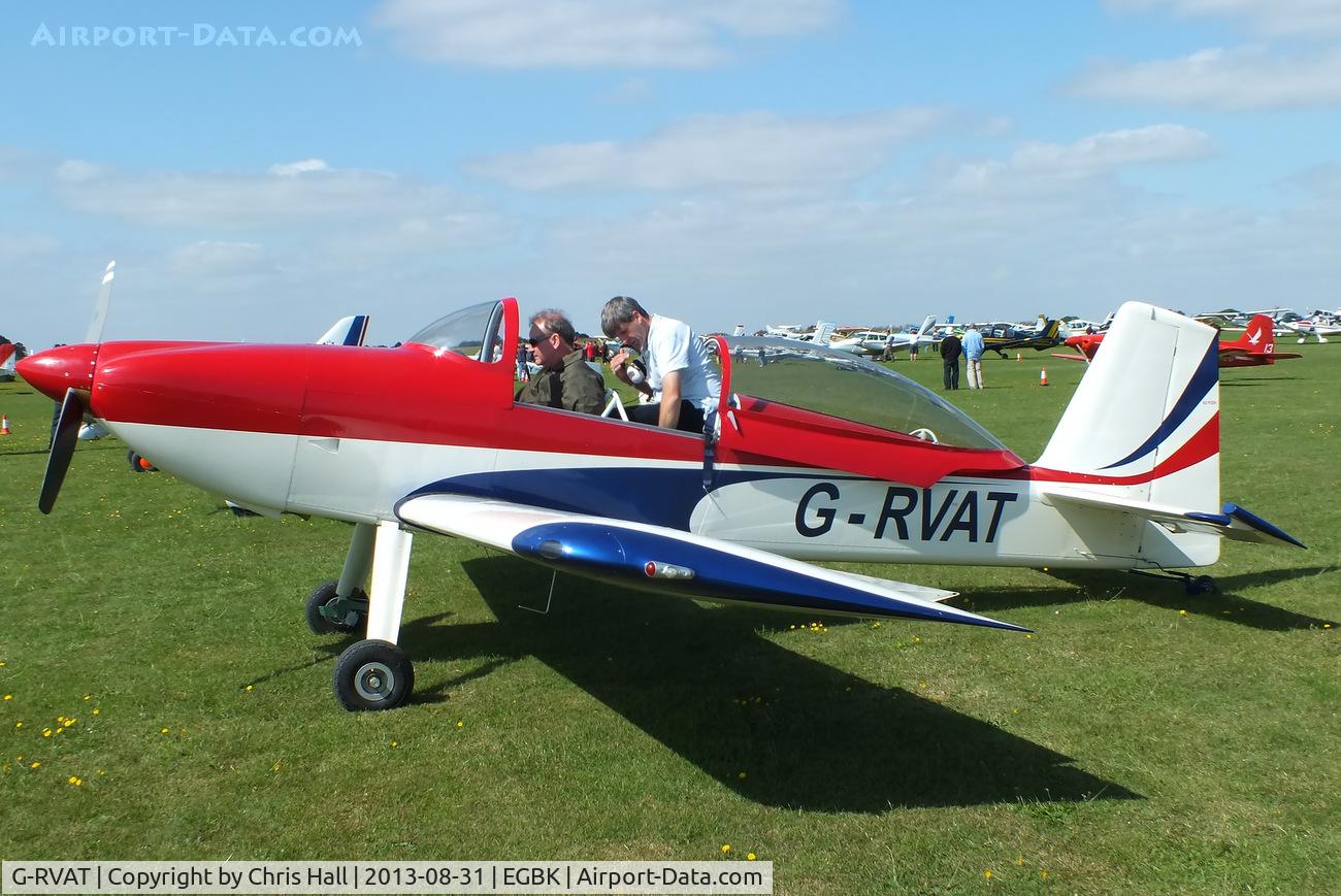 G-RVAT, 2009 Vans RV-8 C/N LAA 303-14928, at the LAA Rally 2013, Sywell
