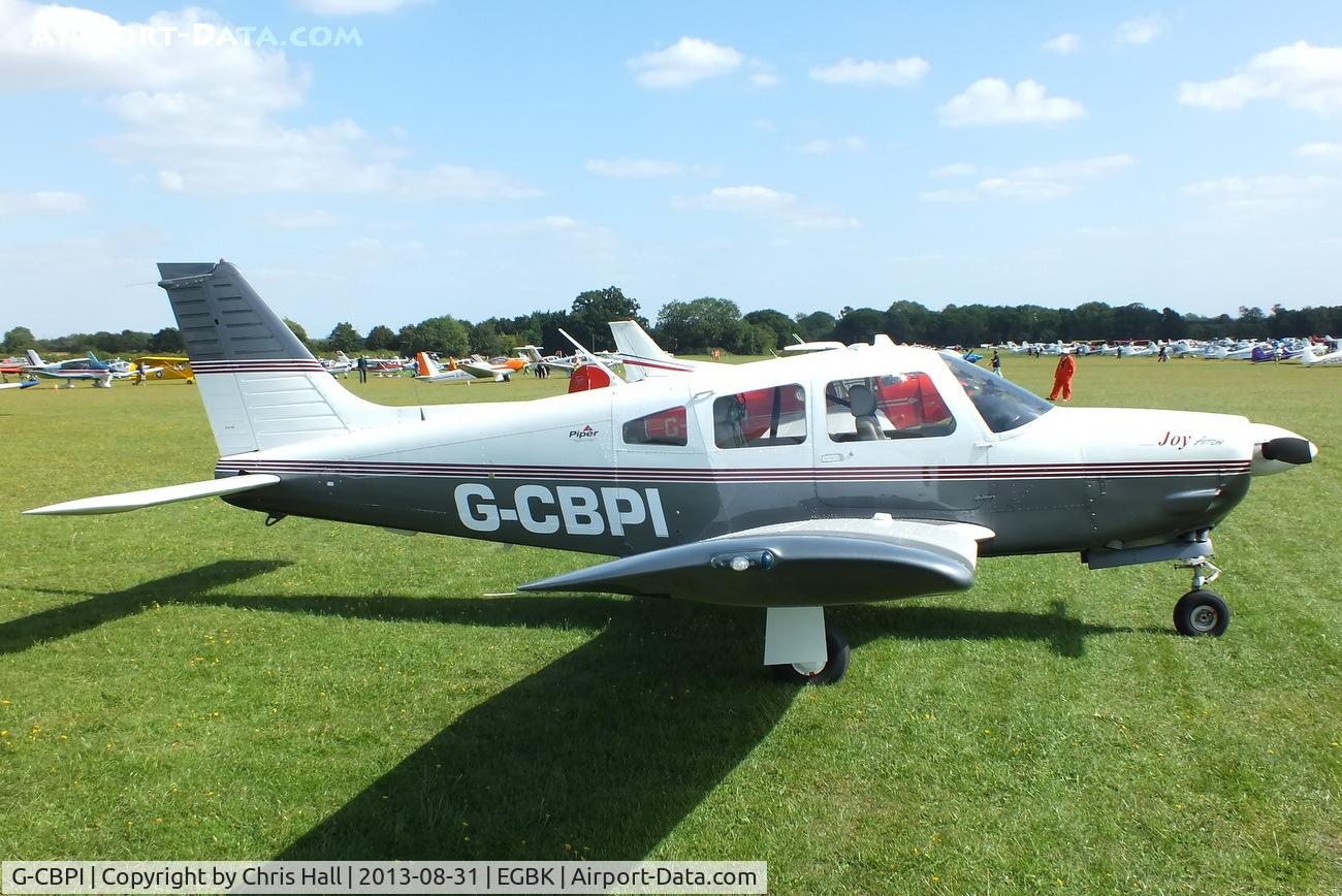G-CBPI, 2002 Piper PA-28R-201 Cherokee Arrow III C/N 2844073, at the LAA Rally 2013, Sywell