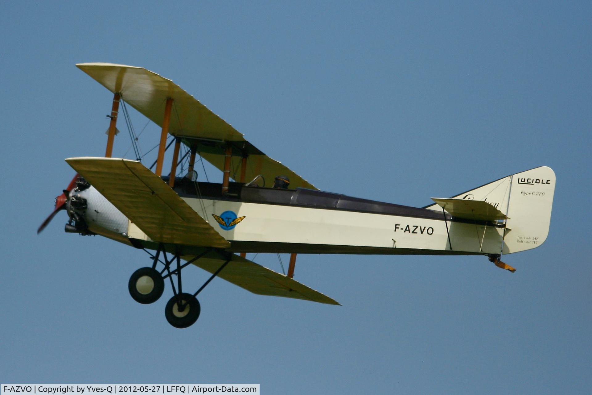 F-AZVO, 1932 Caudron C.270 Luciole C/N 6607/32, Caudron C.270 Luciole, La Ferte-Alais Airfield (LFFQ) open day 2012