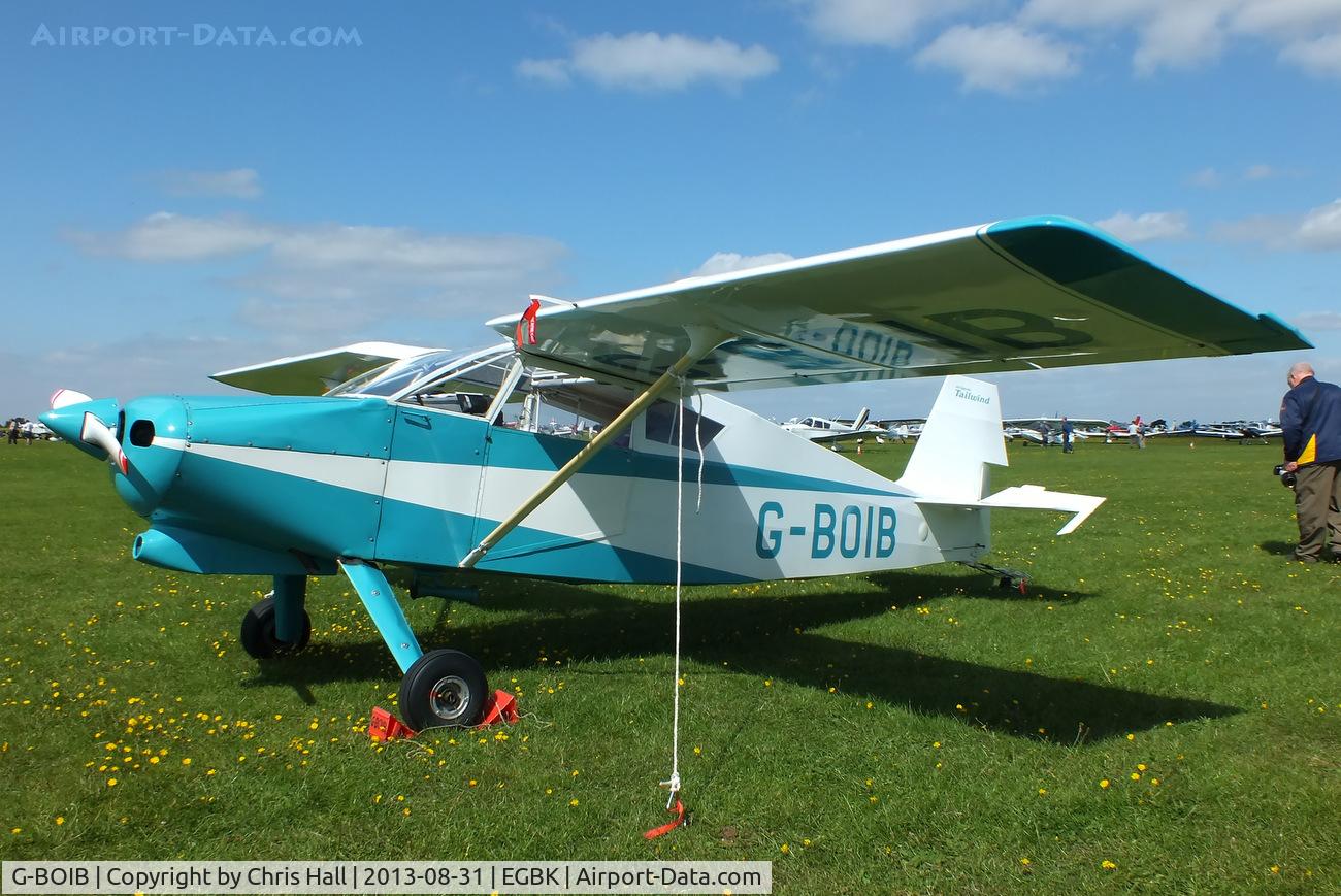 G-BOIB, 1997 Wittman W-10 Tailwind C/N PFA 031-10551, at the LAA Rally 2013, Sywell