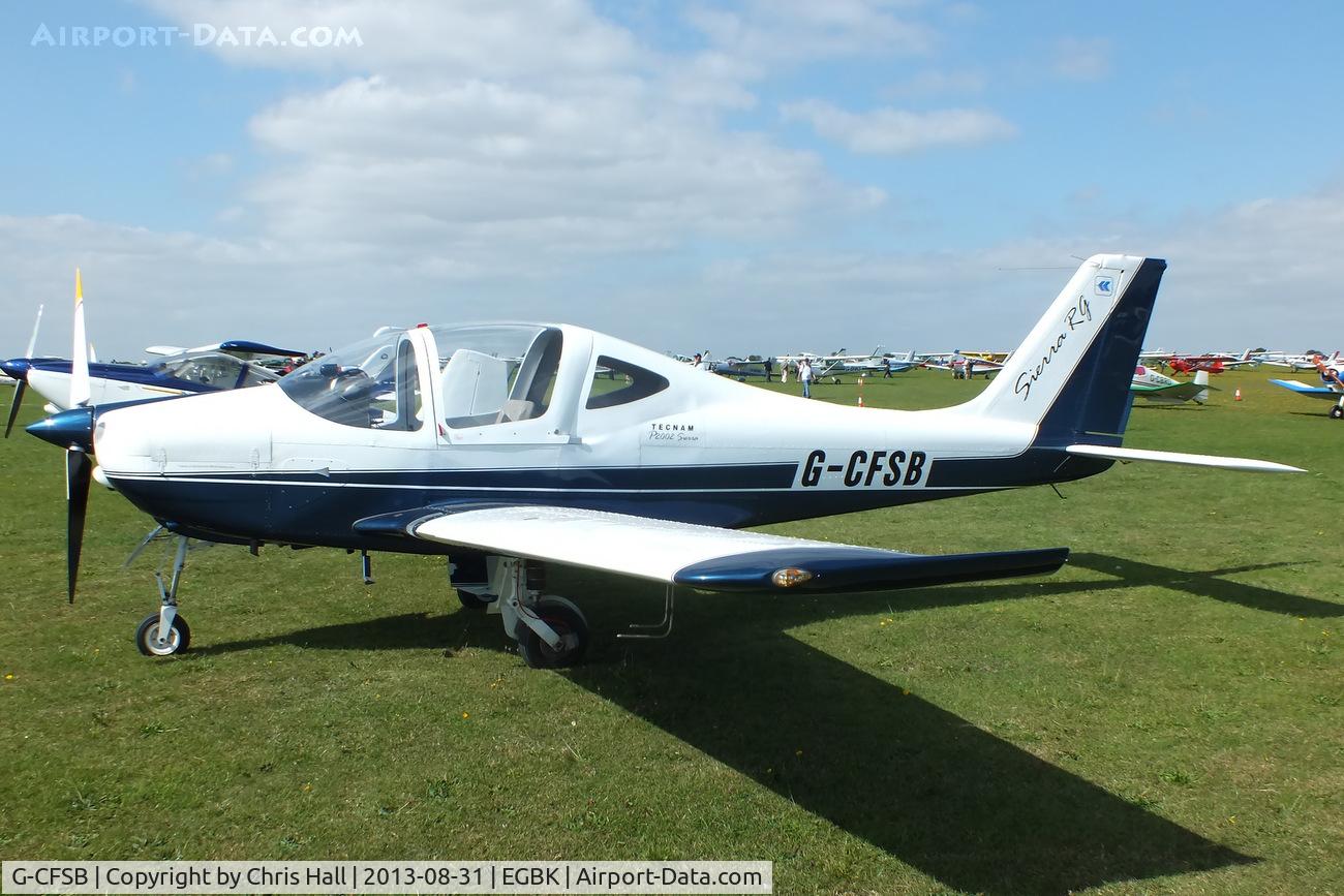 G-CFSB, 2008 Tecnam P-2002RG Sierra C/N LAA 333A-14864, at the LAA Rally 2013, Sywell