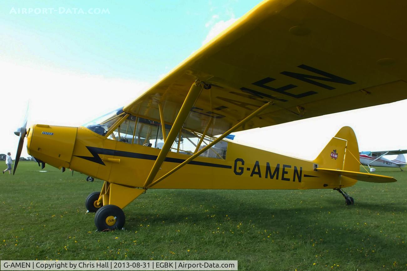 G-AMEN, 1952 Piper L-18C Super Cub C/N 18-1998, at the LAA Rally 2013, Sywell