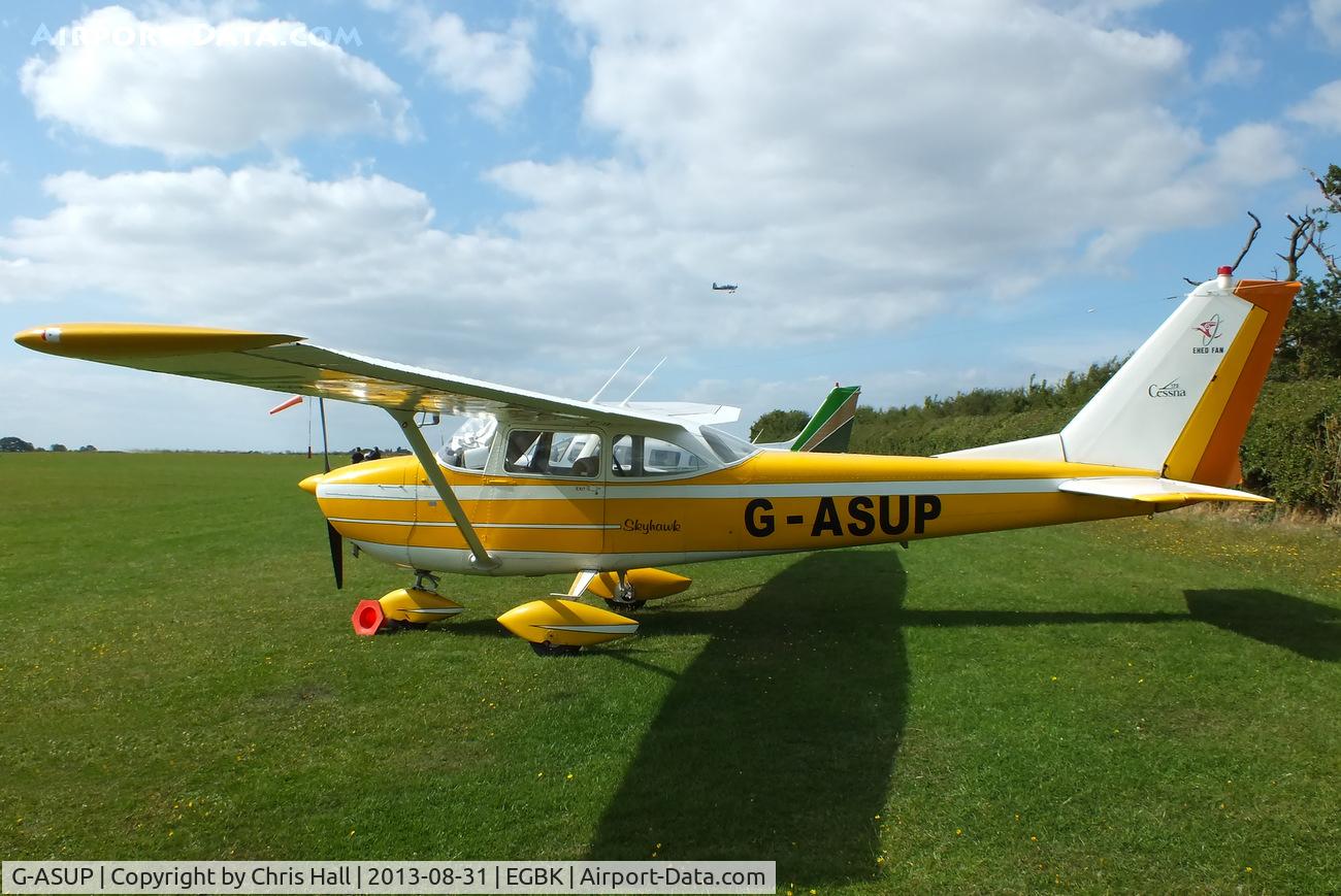 G-ASUP, 1964 Reims Cessna F172E Skyhawk C/N 0071, at the LAA Rally 2013, Sywell