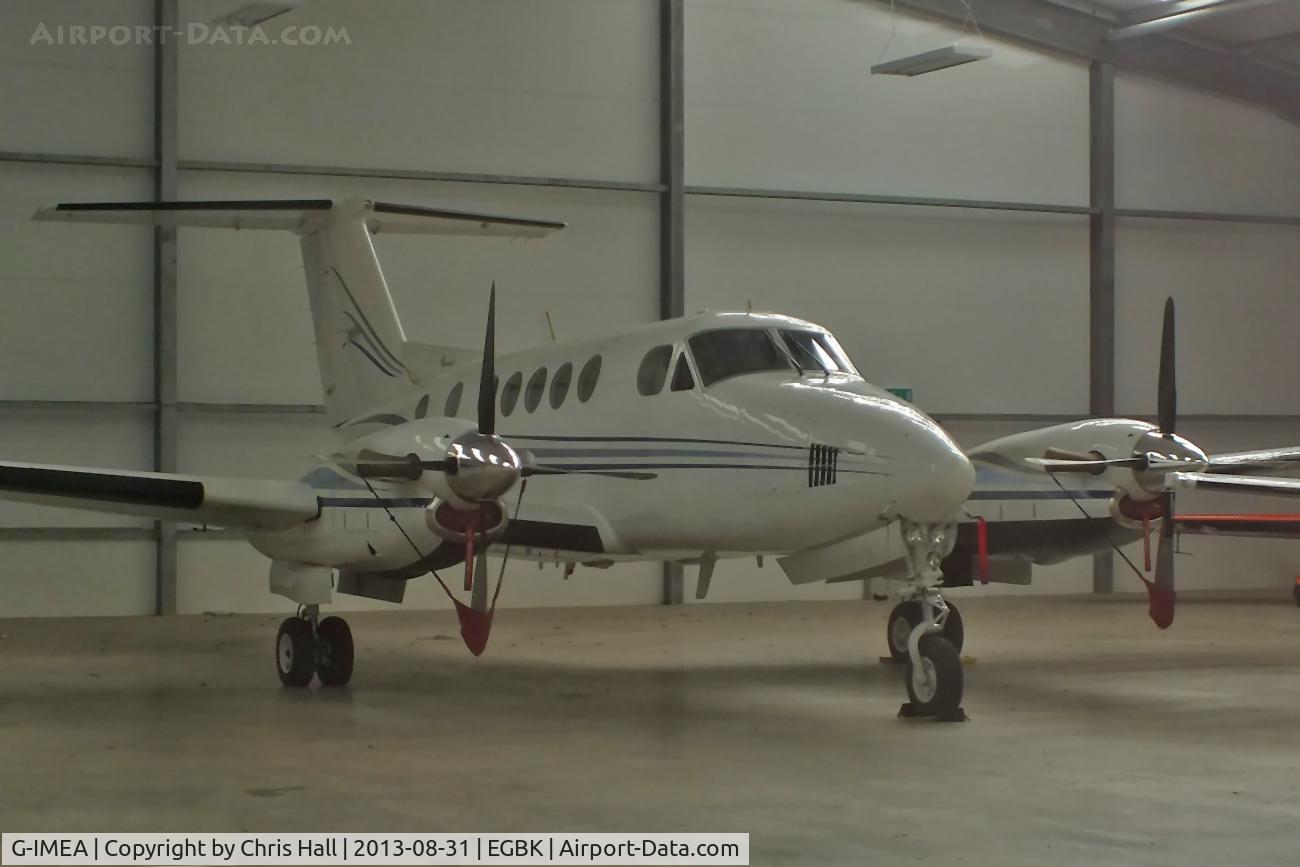 G-IMEA, 1977 Beech 200 Super King Air C/N BB-302, at the LAA Rally 2013, Sywell