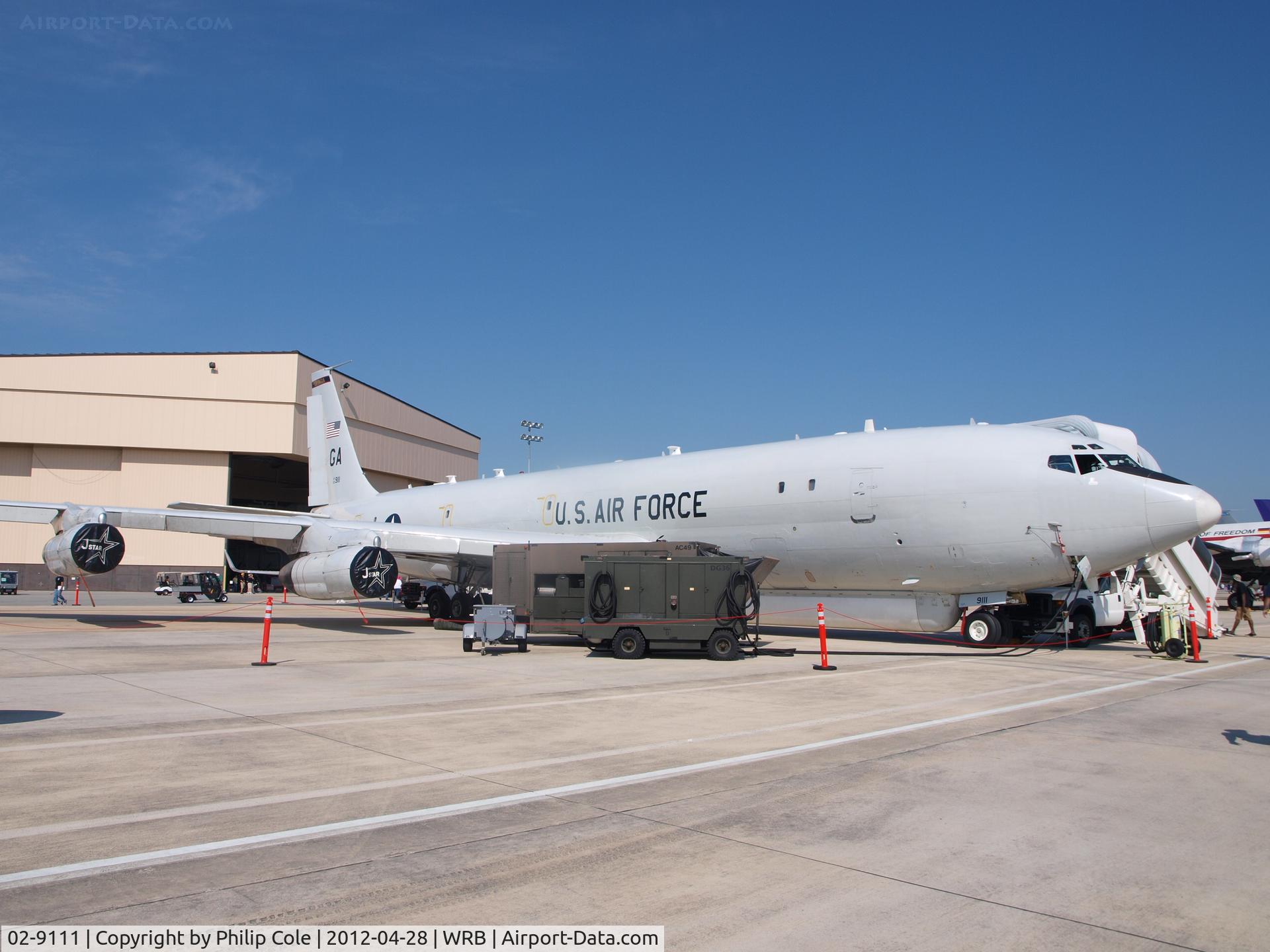 02-9111, 1967 Boeing E-8C J-STARS C/N 19581, Warner Robins Airshow 2012