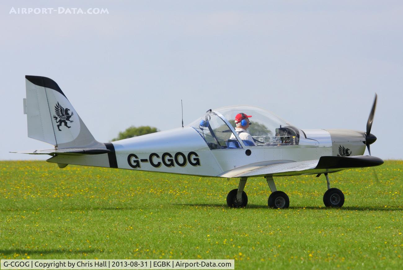 G-CGOG, 2010 Aerotechnik EV-97A Eurostar C/N LAA 315A-14980, at the LAA Rally 2013, Sywell