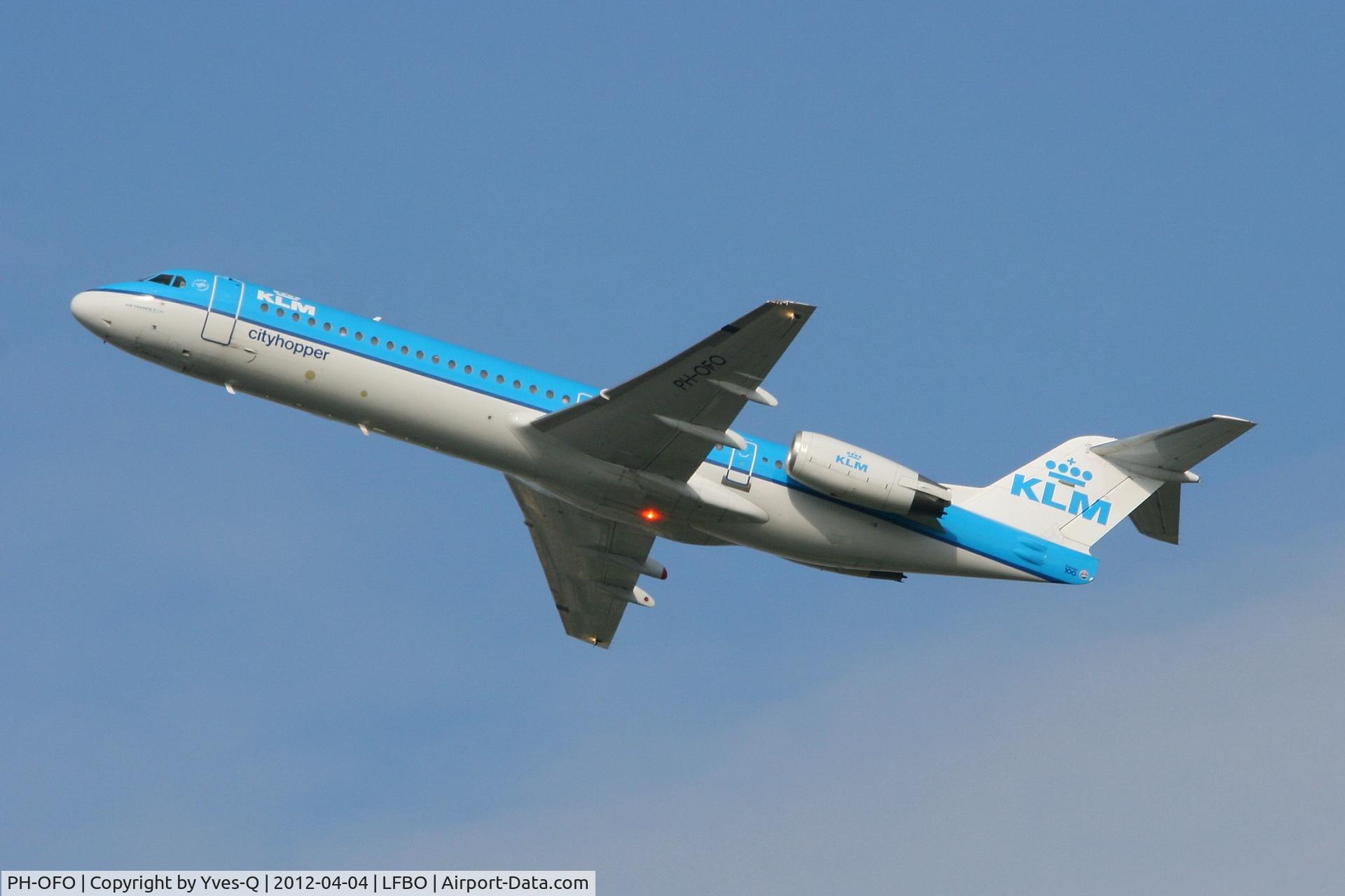PH-OFO, 1995 Fokker 100 (F-28-0100) C/N 11462, Fokker 100 (F-28-0100), Toulouse-Blagnac Airport (LFBO-TLS)