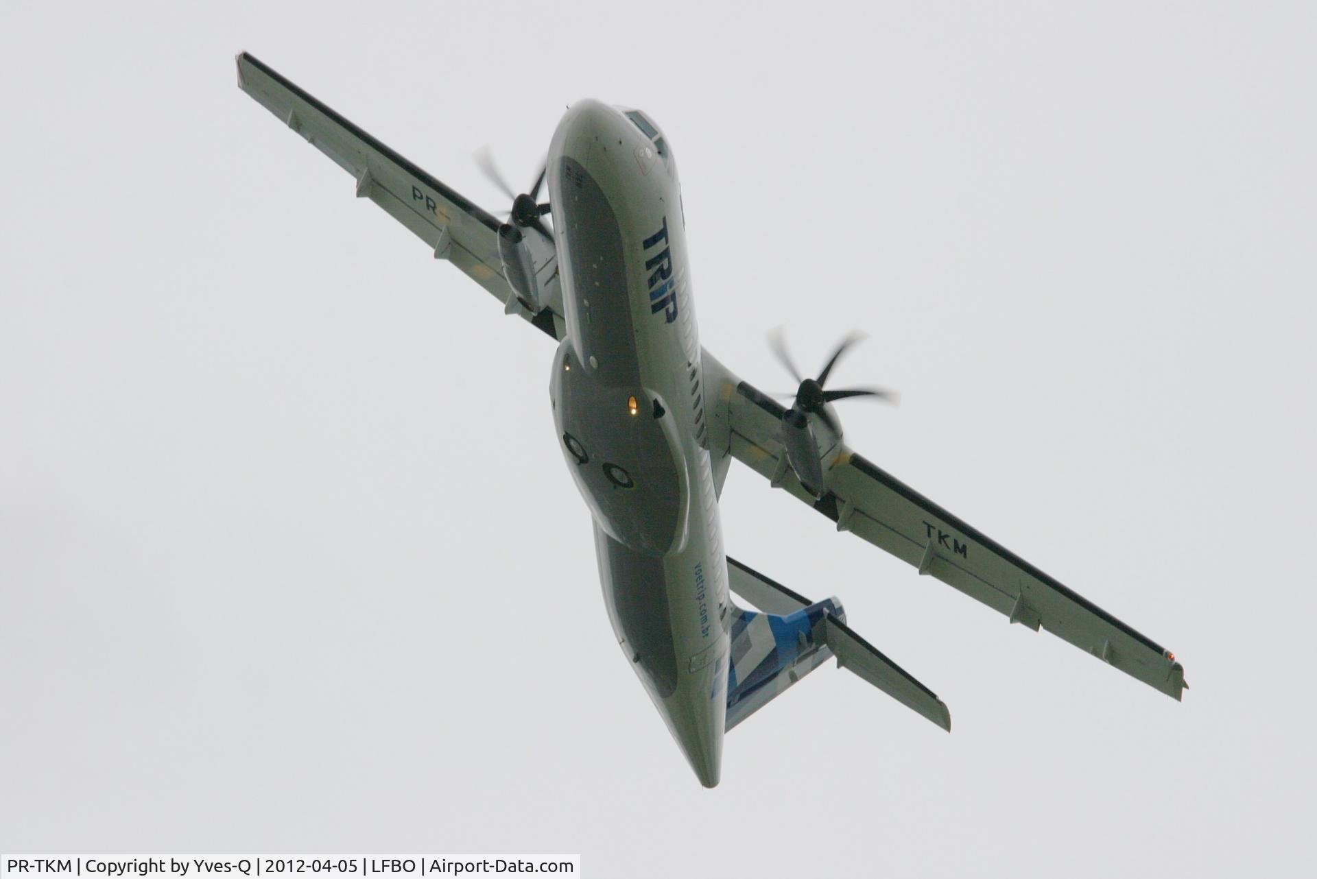 PR-TKM, 2012 ATR 72-600 C/N 998, ATR 72-600, Take off rwy 32L, Toulouse-Blagnac Airport (LFBO-TLS)