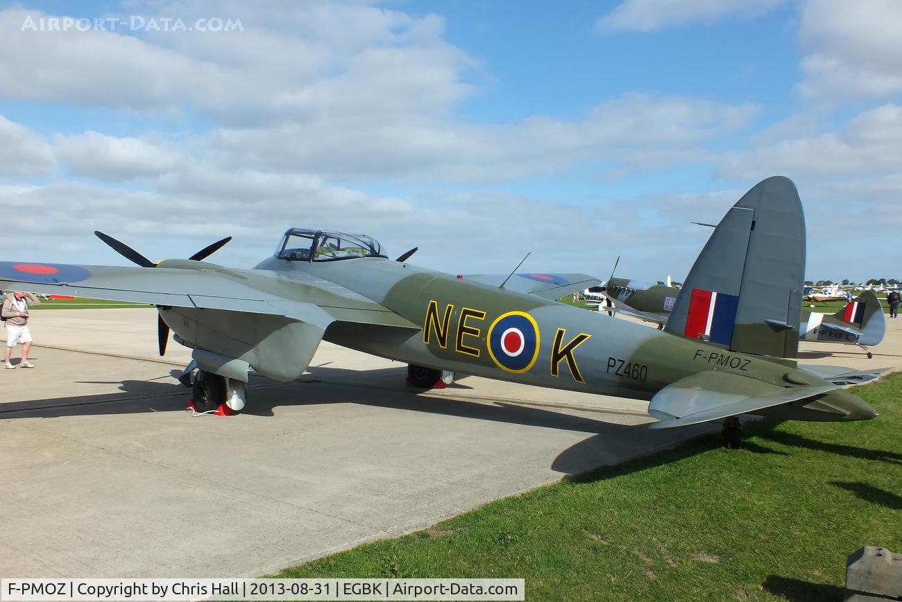 F-PMOZ, De Havilland (BBC) DH-98 Mosquito Replica C/N 1, at the LAA Rally 2013, Sywell