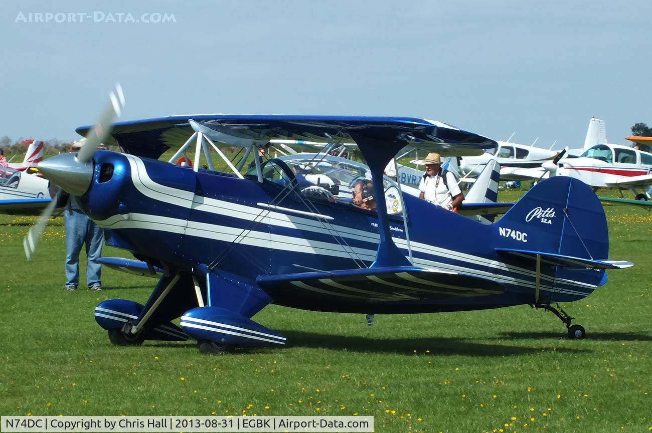 N74DC, 1980 Aerotek Pitts S-2A Special C/N 2228, at the LAA Rally 2013, Sywell