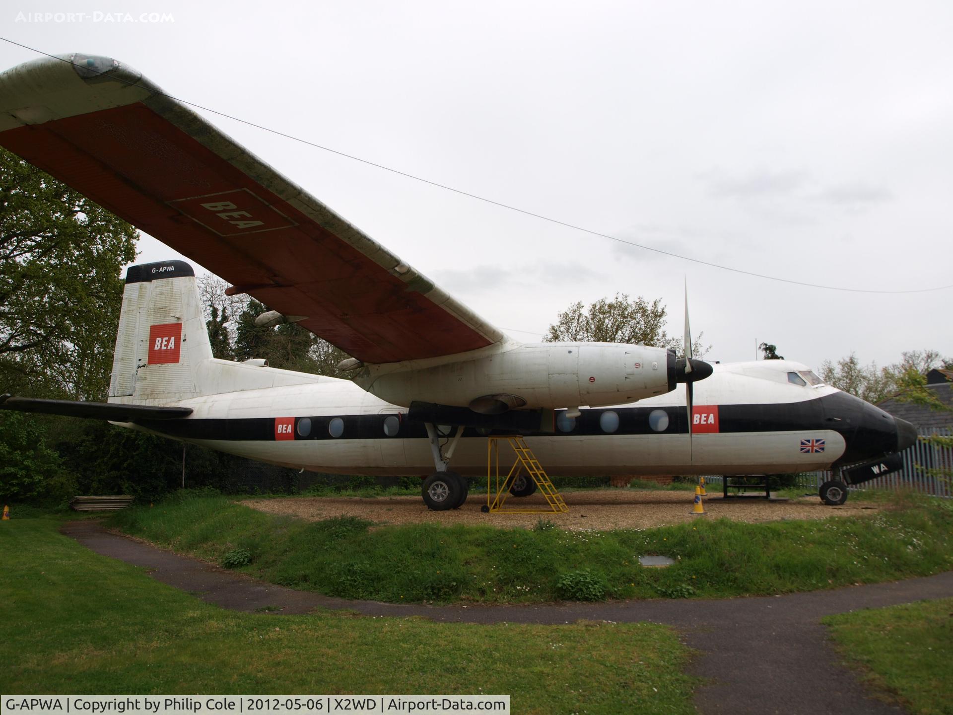G-APWA, 1959 Handley Page HPR-7 Herald 201 C/N 149, Museum of Berkshire Aviation, Woodley