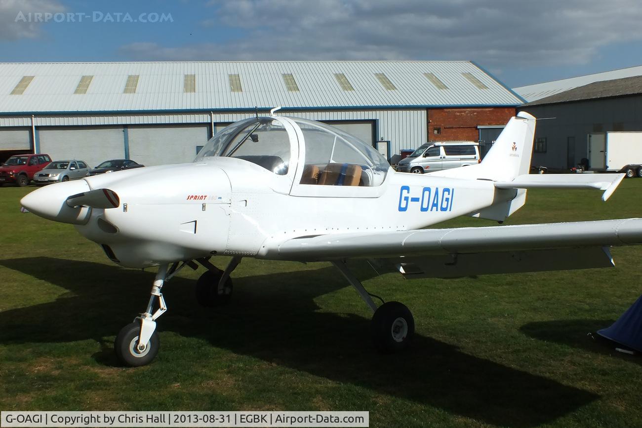 G-OAGI, 1993 FLS Aerospace Sprint 160 C/N 001, at the LAA Rally 2013, Sywell