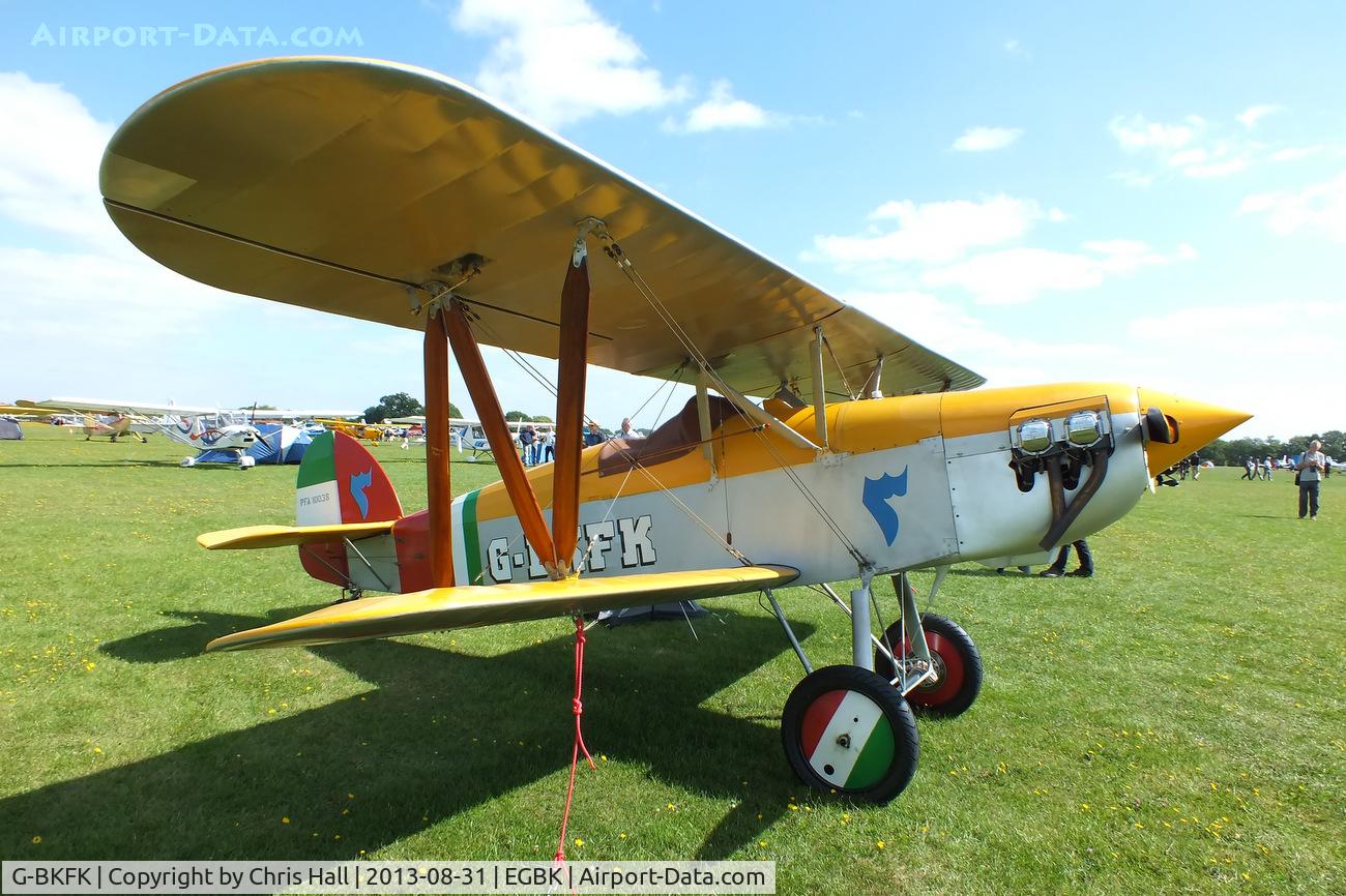G-BKFK, 1988 Isaacs Fury II C/N PFA 011-10038, at the LAA Rally 2013, Sywell