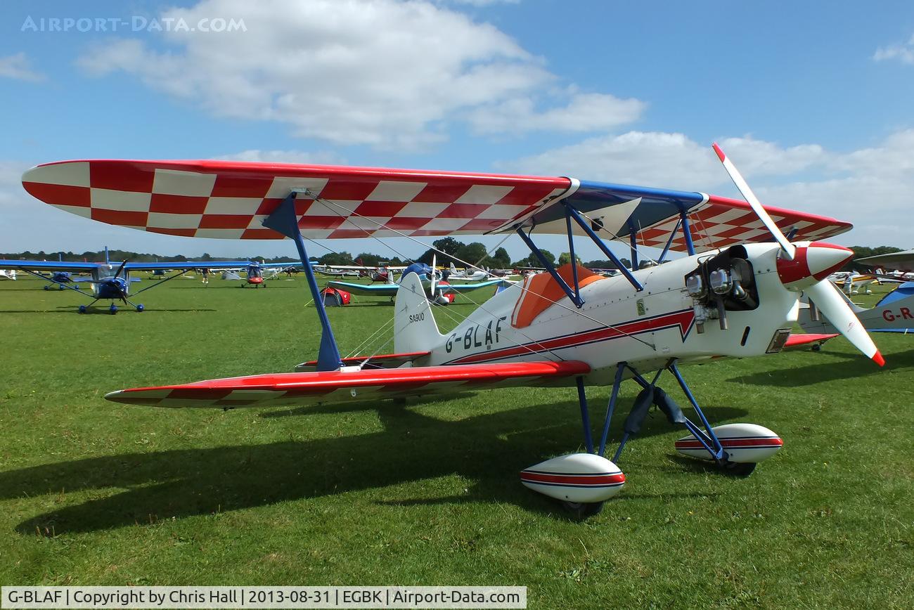 G-BLAF, 1987 Stolp SA-900 V-Star C/N PFA 106-10651, at the LAA Rally 2013, Sywell
