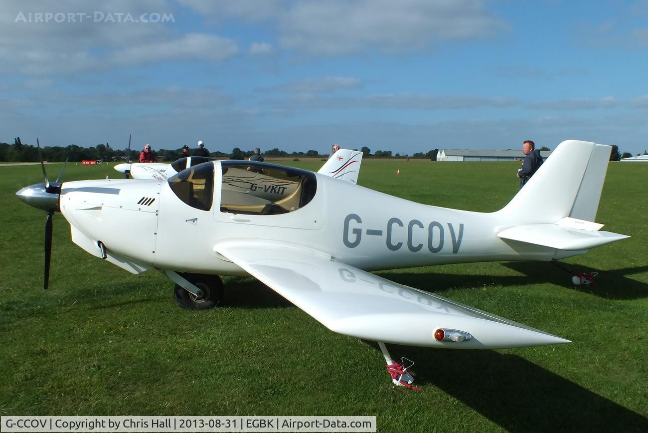 G-CCOV, 2004 Europa XS Monowheel C/N PFA 247-13998, at the LAA Rally 2013, Sywell