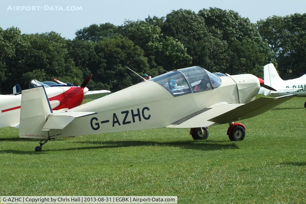 G-AZHC, 1958 Wassmer (Jodel) D-112 Club C/N 585, at the LAA Rally 2013, Sywell