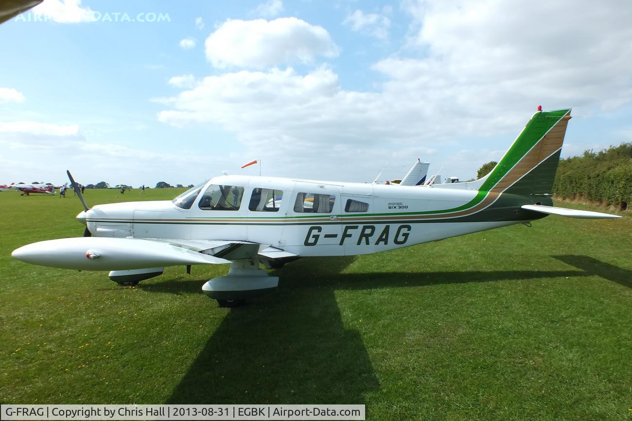 G-FRAG, 1979 Piper PA-32-300 Cherokee Six Cherokee Six C/N 32-7940284, at the LAA Rally 2013, Sywell