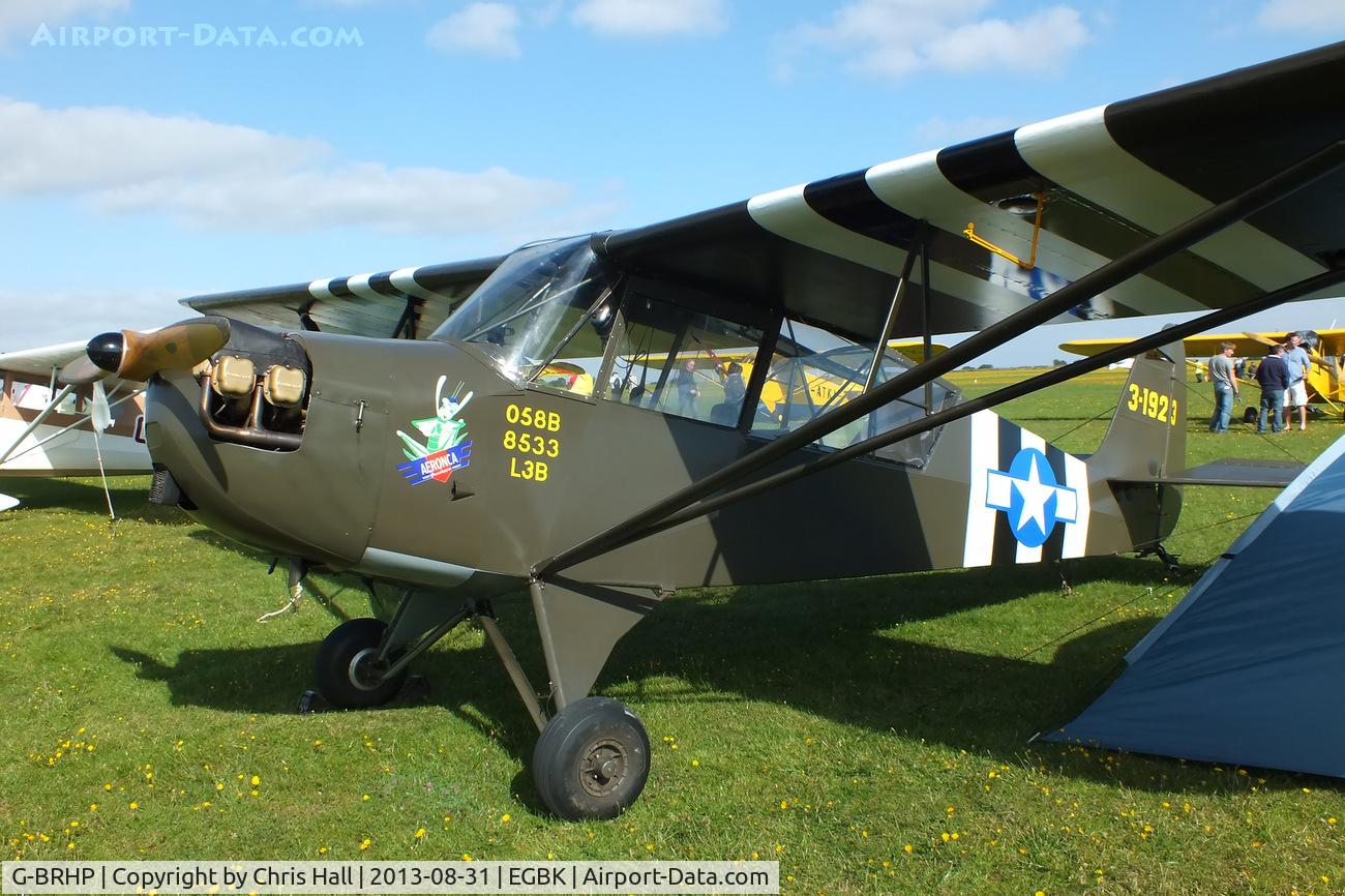 G-BRHP, 1942 Aeronca O-58B Defender C/N 058B-8533, at the LAA Rally 2013, Sywell