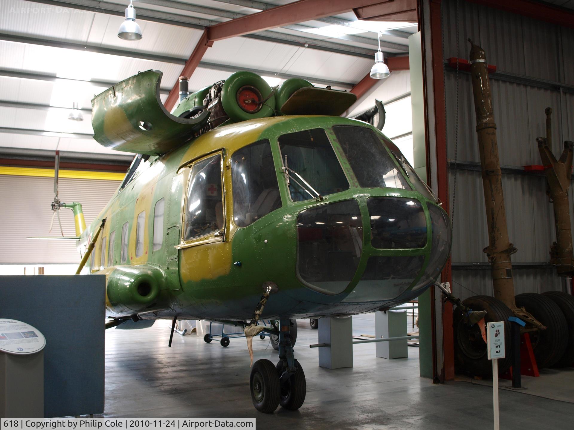 618, Mil Mi-8S Hip C/N 10631, The Helicopter Museum, Weston-Super-Mare
