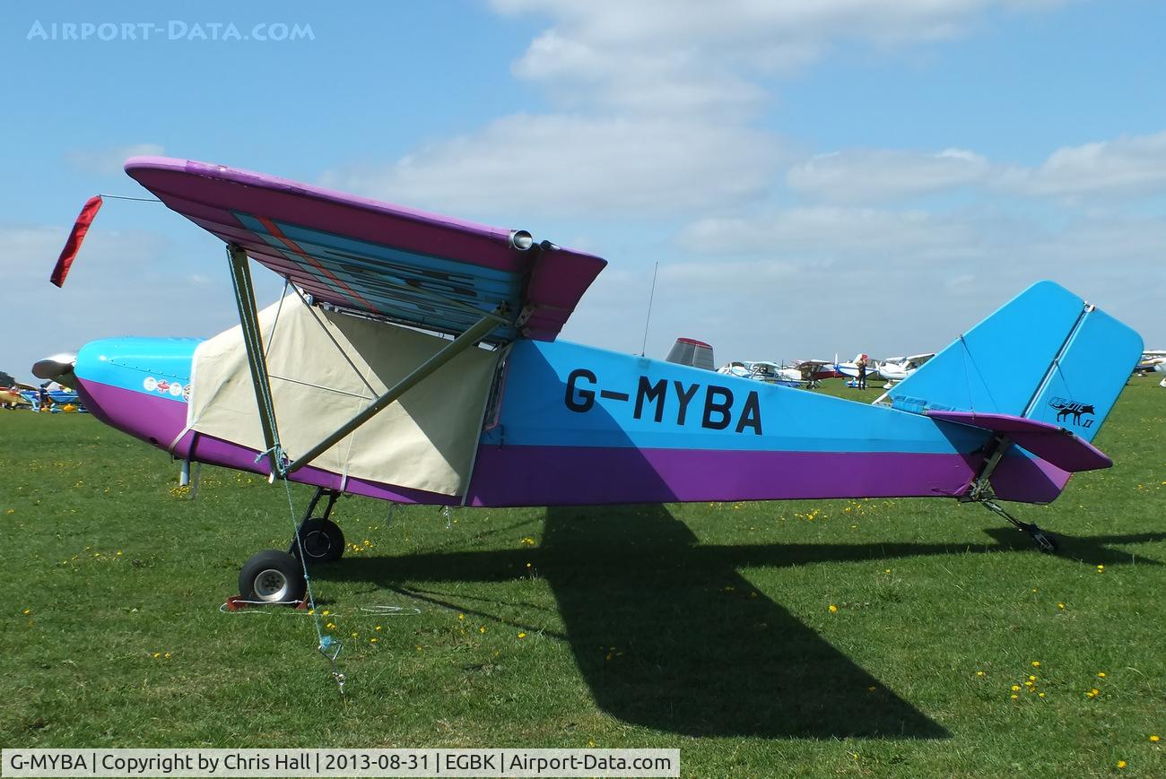 G-MYBA, 1992 Rans S-6ESD Coyote II C/N PFA 204-12210, at the LAA Rally 2013, Sywell