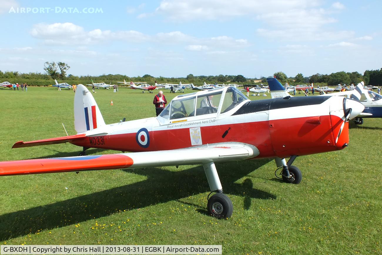 G-BXDH, 1951 De Havilland DHC-1 Chipmunk 22 C/N C1/0270, at the LAA Rally 2013, Sywell