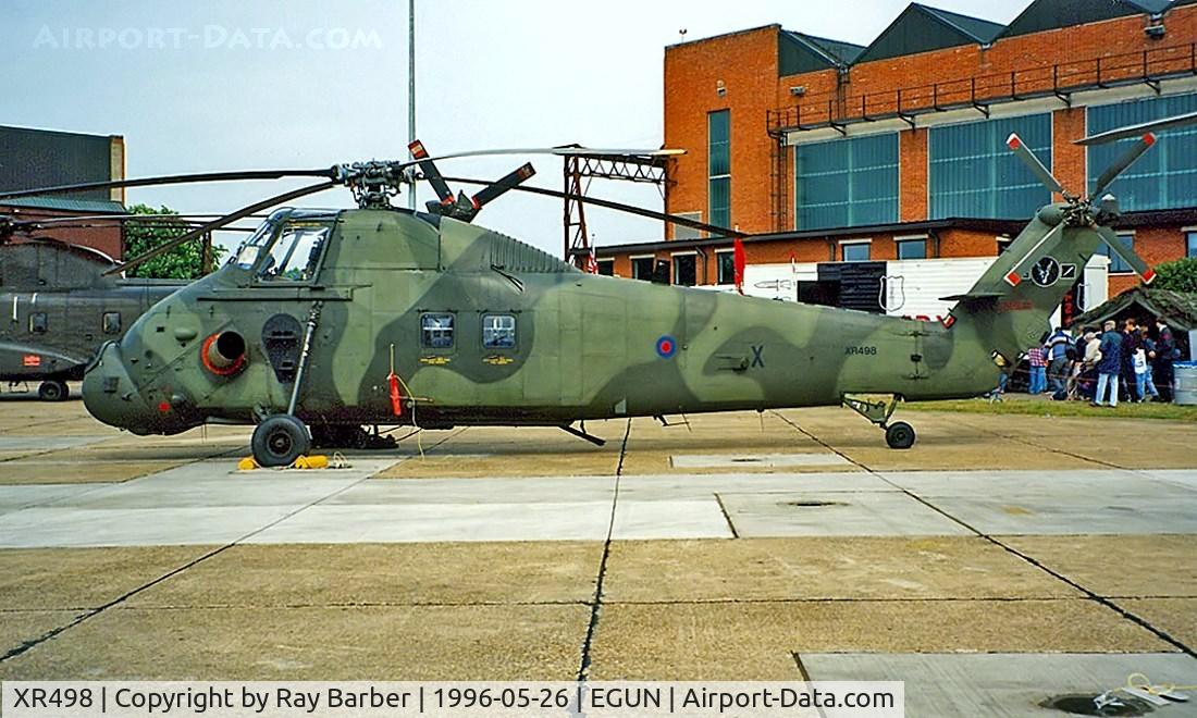 XR498, 1963 Westland Wessex HC.2 C/N WA123, Westland WS.58 HC.2 Wessex [WA123] (Royal Air Force) RAF Mildenhall~G 26/05/1996