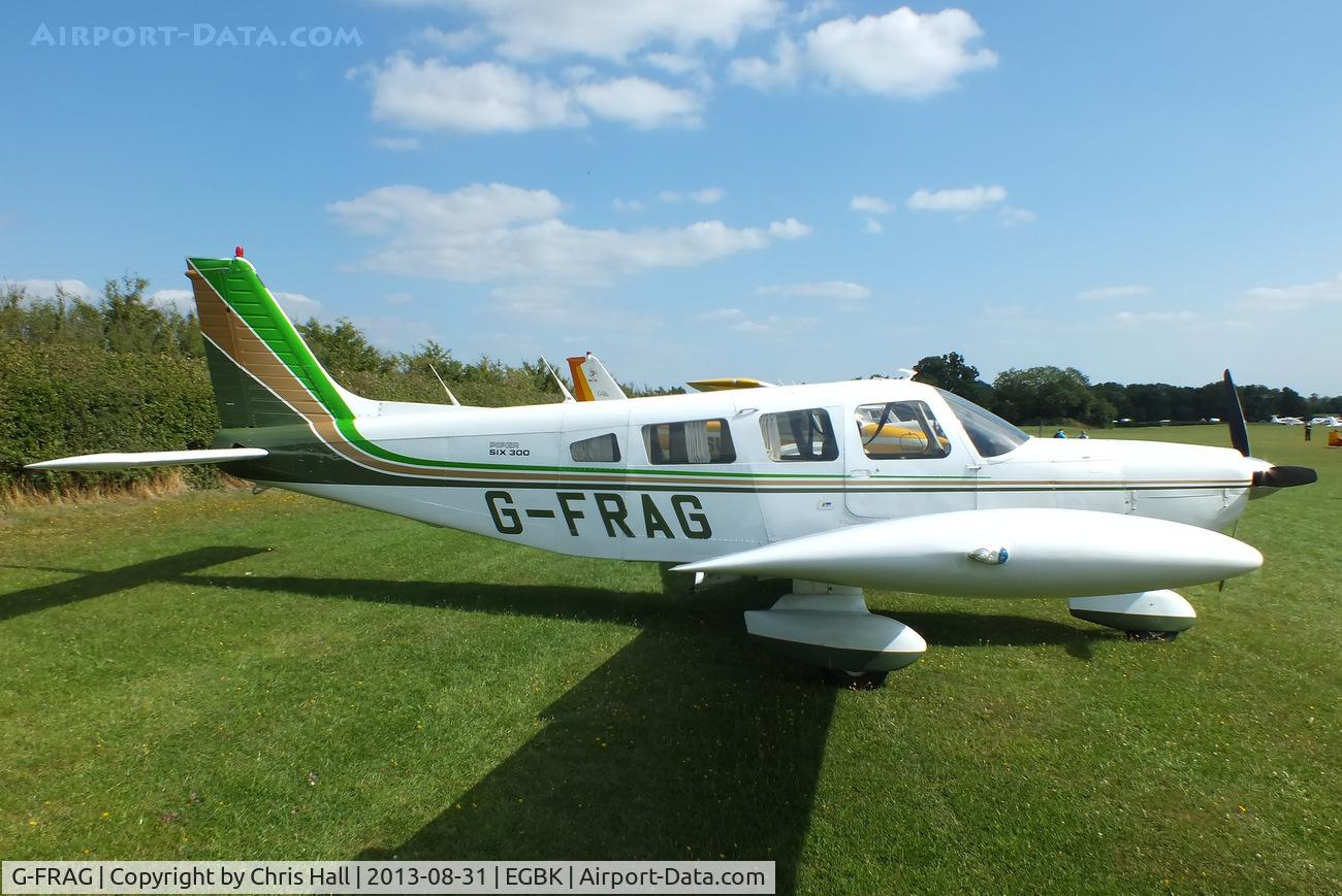 G-FRAG, 1979 Piper PA-32-300 Cherokee Six Cherokee Six C/N 32-7940284, at the LAA Rally 2013, Sywell