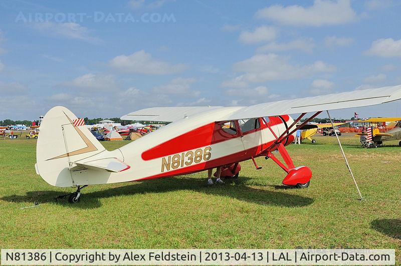 N81386, 1946 Fairchild 24W-46 C/N W46286, @Sun-N-FUN 2013