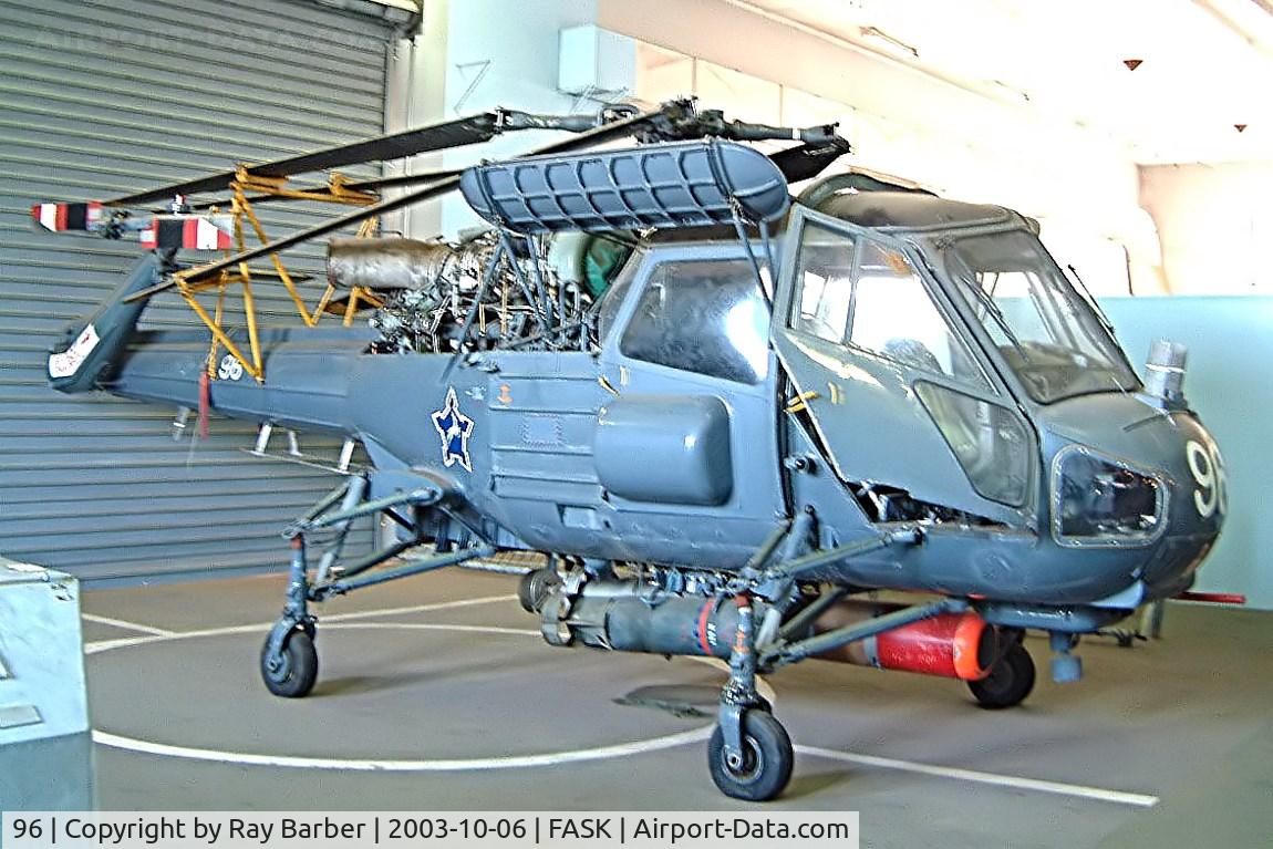 96, Westland Wasp HAS.1 C/N F.9764, Westland Wasp HAS.1 [F.9764] (South African Navy) Swartkop~ZS 06/10/2003