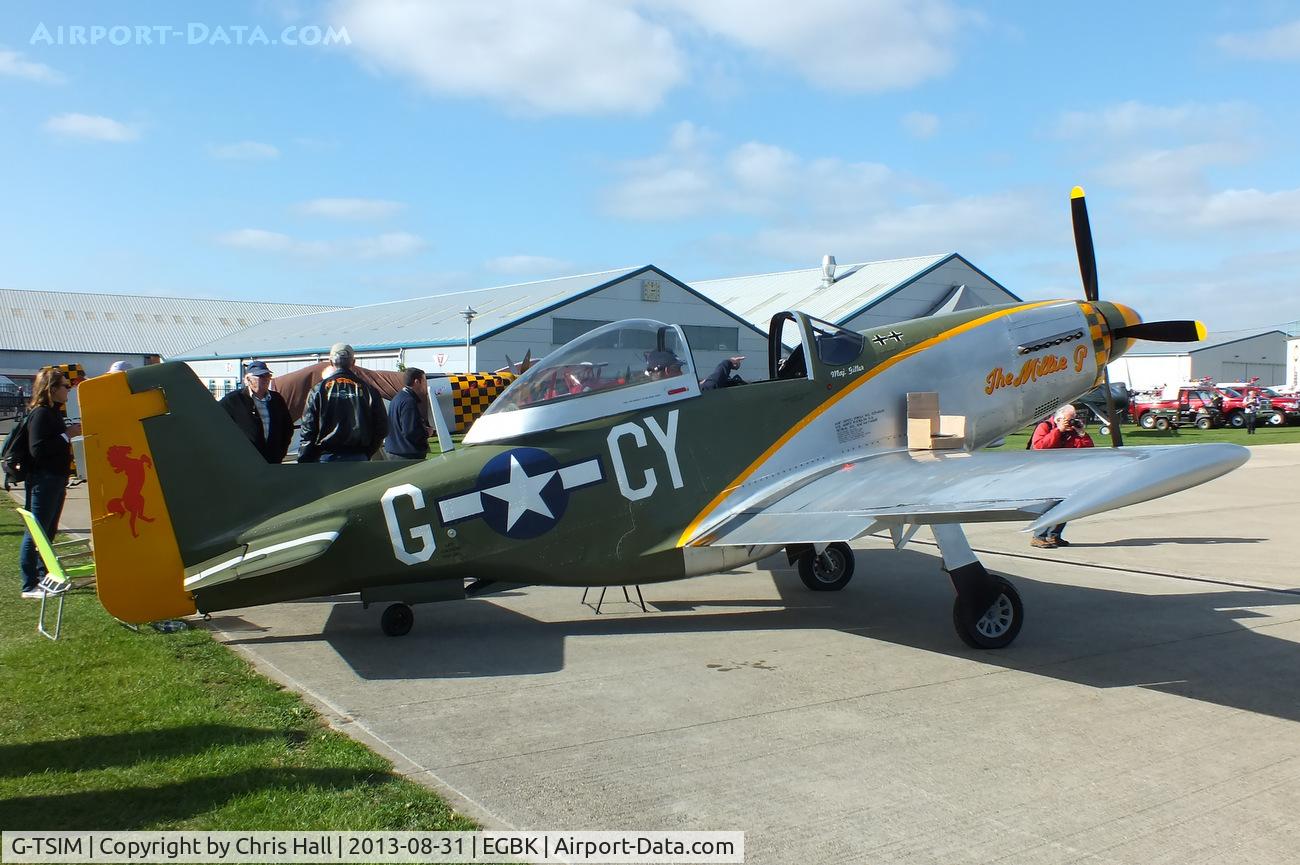 G-TSIM, 2012 Titan T-51 Mustang C/N LAA 355-14964, at the LAA Rally 2013, Sywell