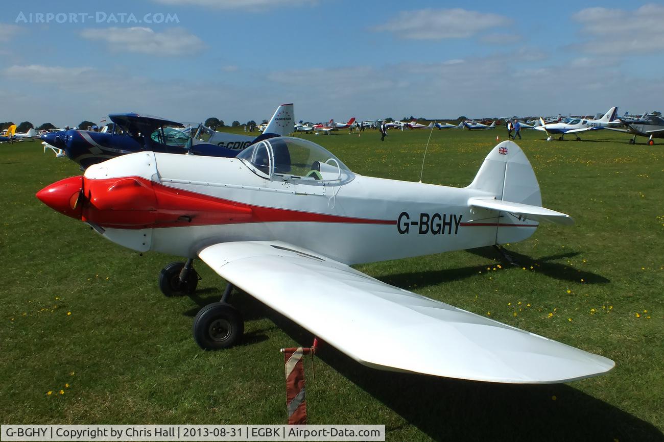 G-BGHY, 1986 Taylor Monoplane C/N PFA 1455, at the LAA Rally 2013, Sywell