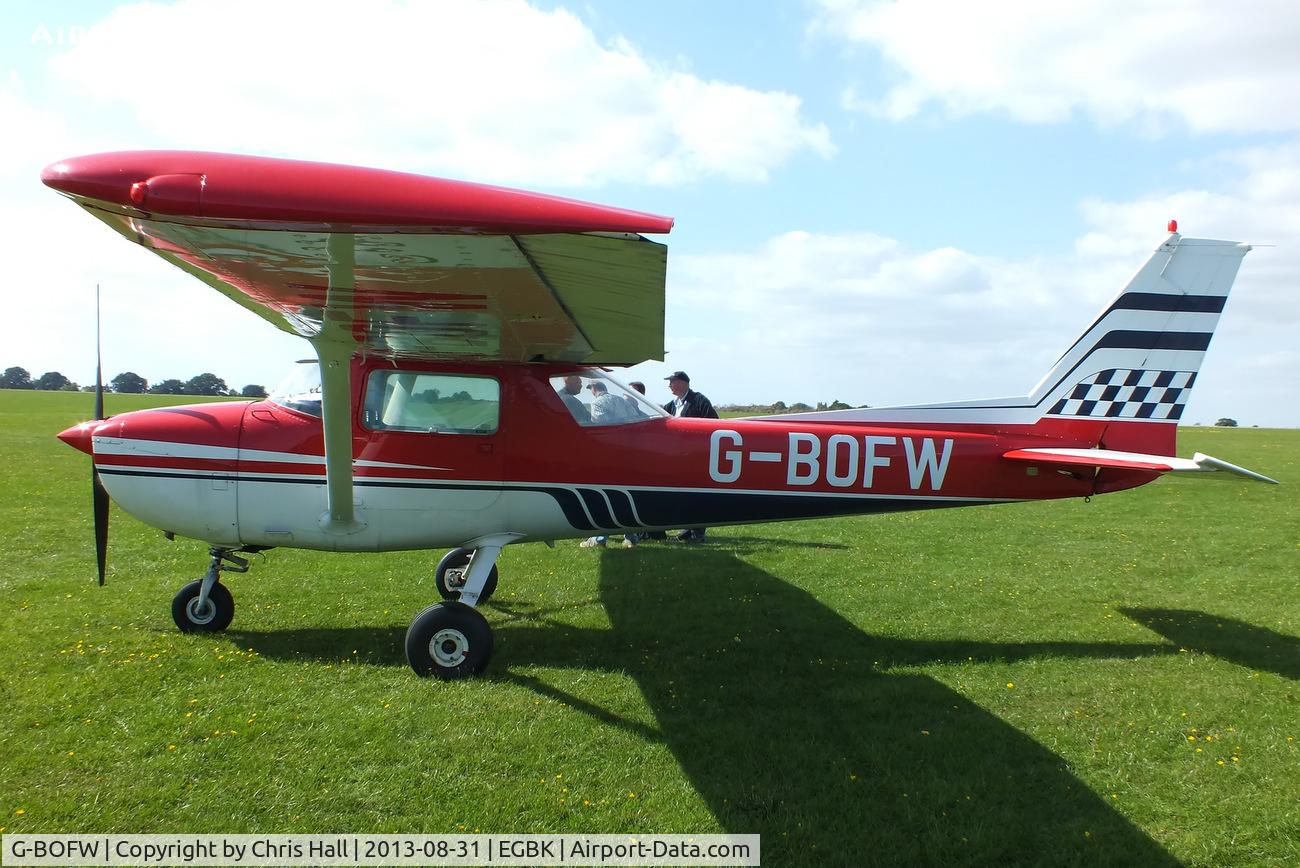 G-BOFW, 1975 Cessna A150M Aerobat C/N A150-0612, at the LAA Rally 2013, Sywell