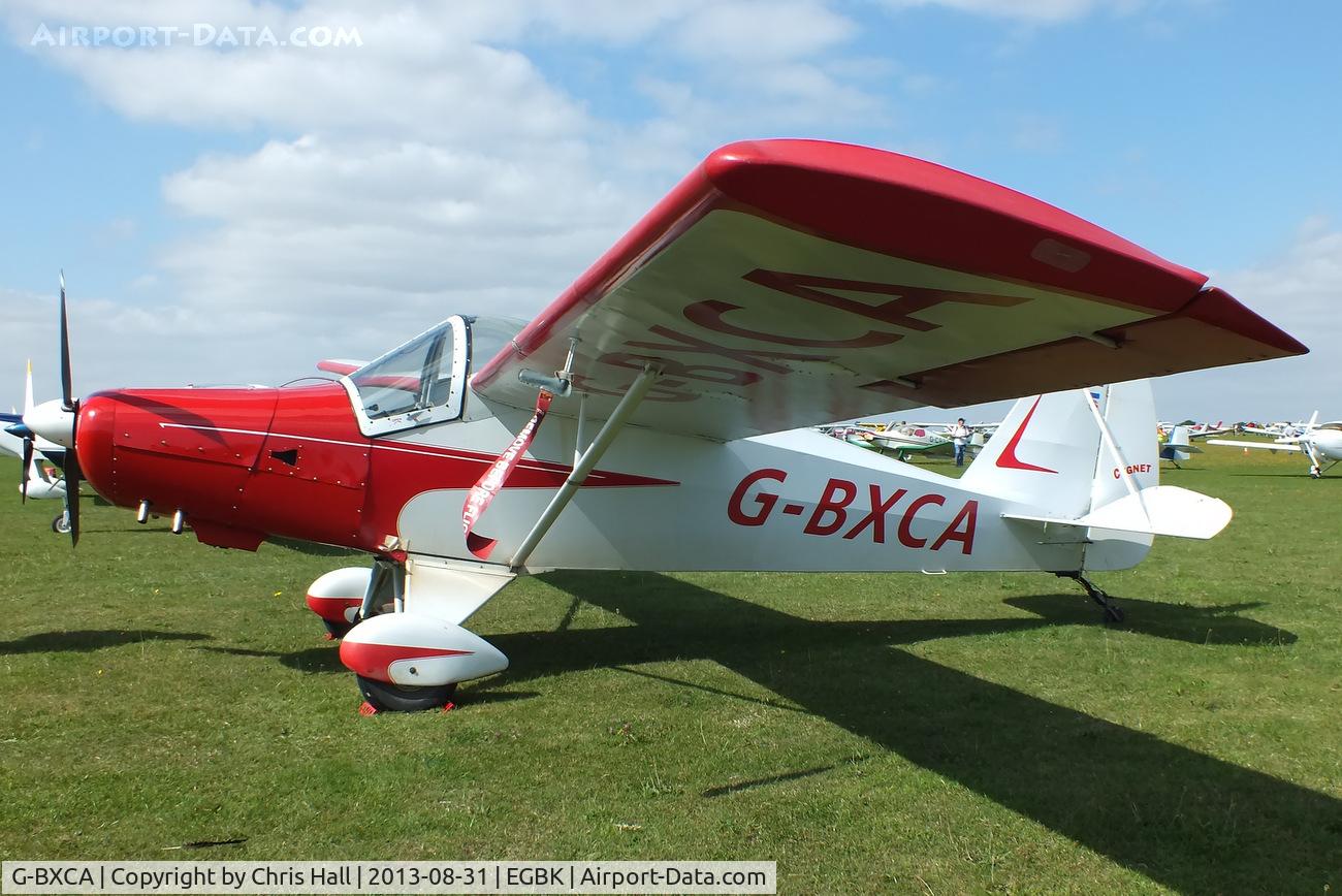 G-BXCA, 1997 Hapi Cygnet SF-2A C/N PFA 182-12921, at the LAA Rally 2013, Sywell