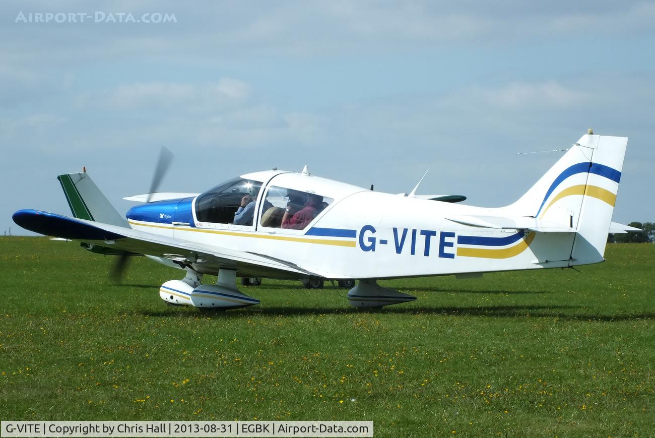 G-VITE, 1978 Robin R-1180T Aiglon Aiglon C/N 219, at the LAA Rally 2013, Sywell