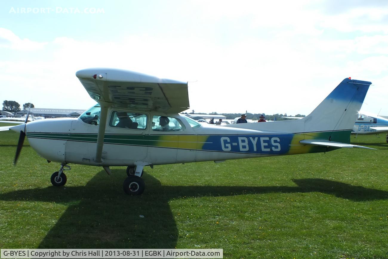 G-BYES, 1981 Cessna 172P C/N 172-74514, at the LAA Rally 2013, Sywell