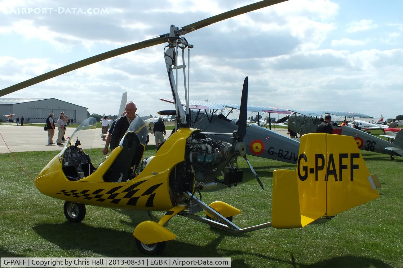 G-PAFF, 2011 Rotorsport UK MTOsport C/N RSUK/MTOS/039, at the LAA Rally 2013, Sywell