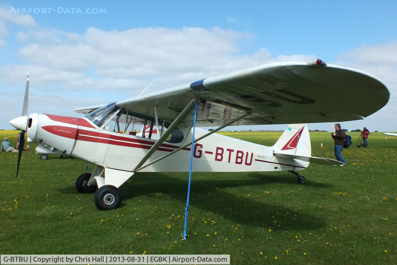 G-BTBU, 1974 Piper PA-18-150 Super Cub C/N 18-7509010, at the LAA Rally 2013, Sywell