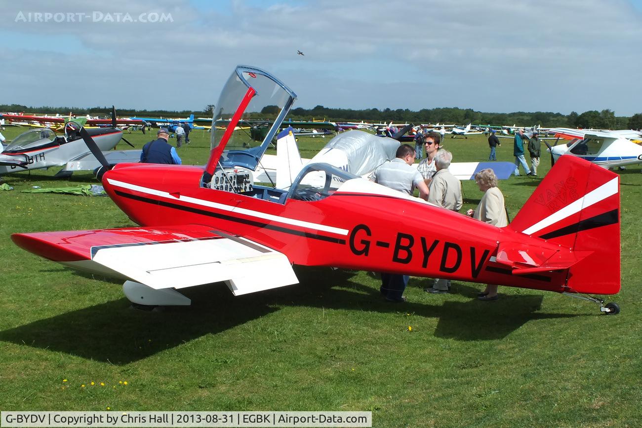 G-BYDV, 1999 Vans RV-6 C/N PFA 181-13264, at the LAA Rally 2013, Sywell