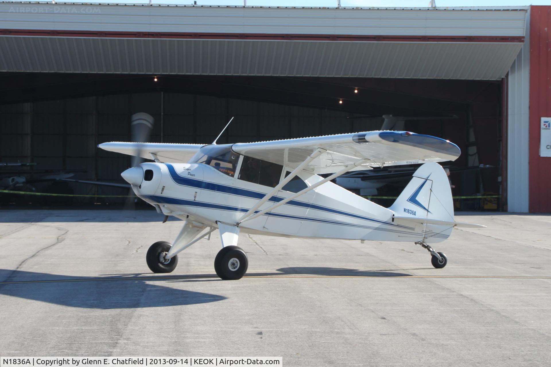N1836A, 1952 Piper PA-20 Pacer C/N 20-875, Taxiing for departure