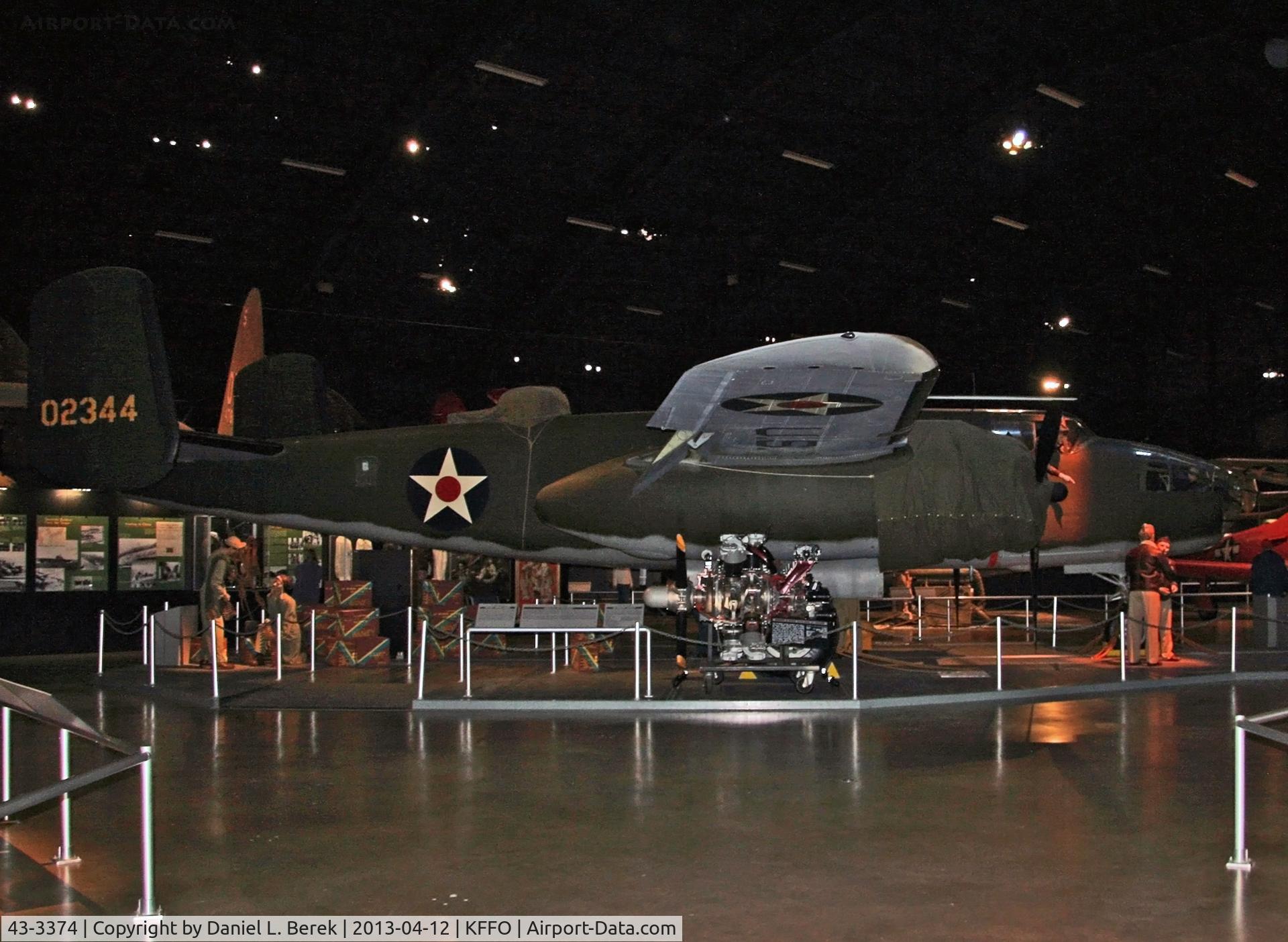 43-3374, 1943 North American B-25D Mitchell C/N 100-20700, This B-25 is painted to represent 40-2344.