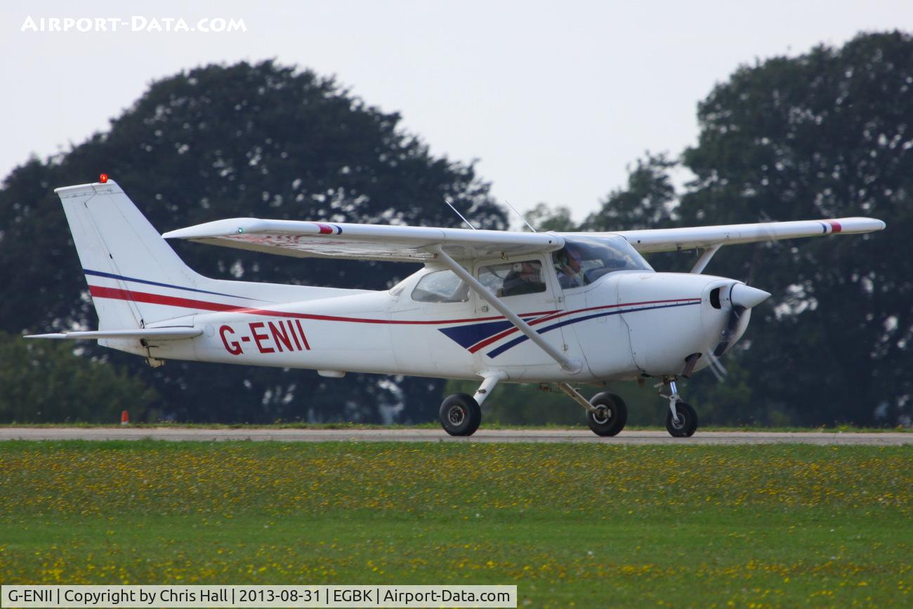 G-ENII, 1975 Reims F172M Skyhawk Skyhawk C/N 1352, at the LAA Rally 2013, Sywell