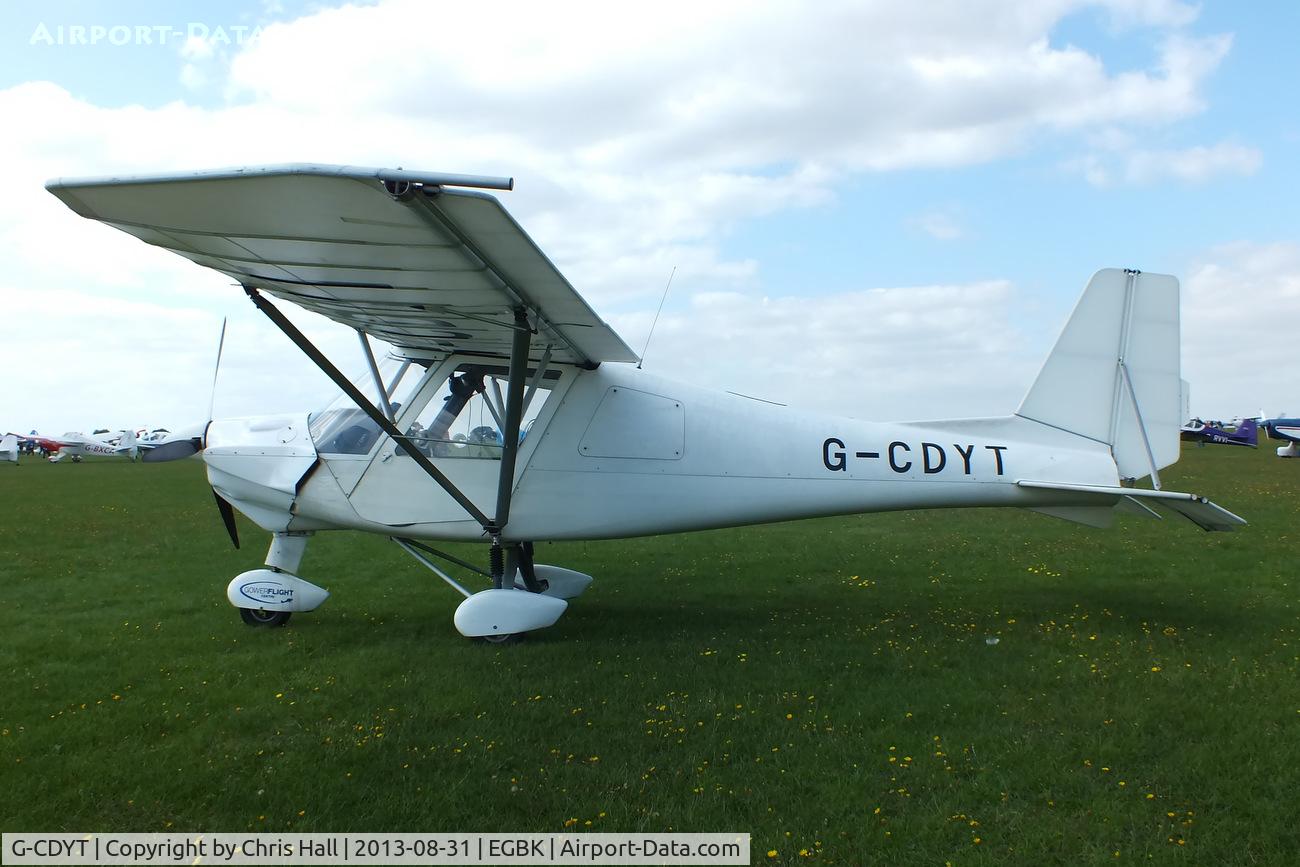 G-CDYT, 2006 Comco Ikarus C42 FB80 C/N 0603-6798, at the LAA Rally 2013, Sywell