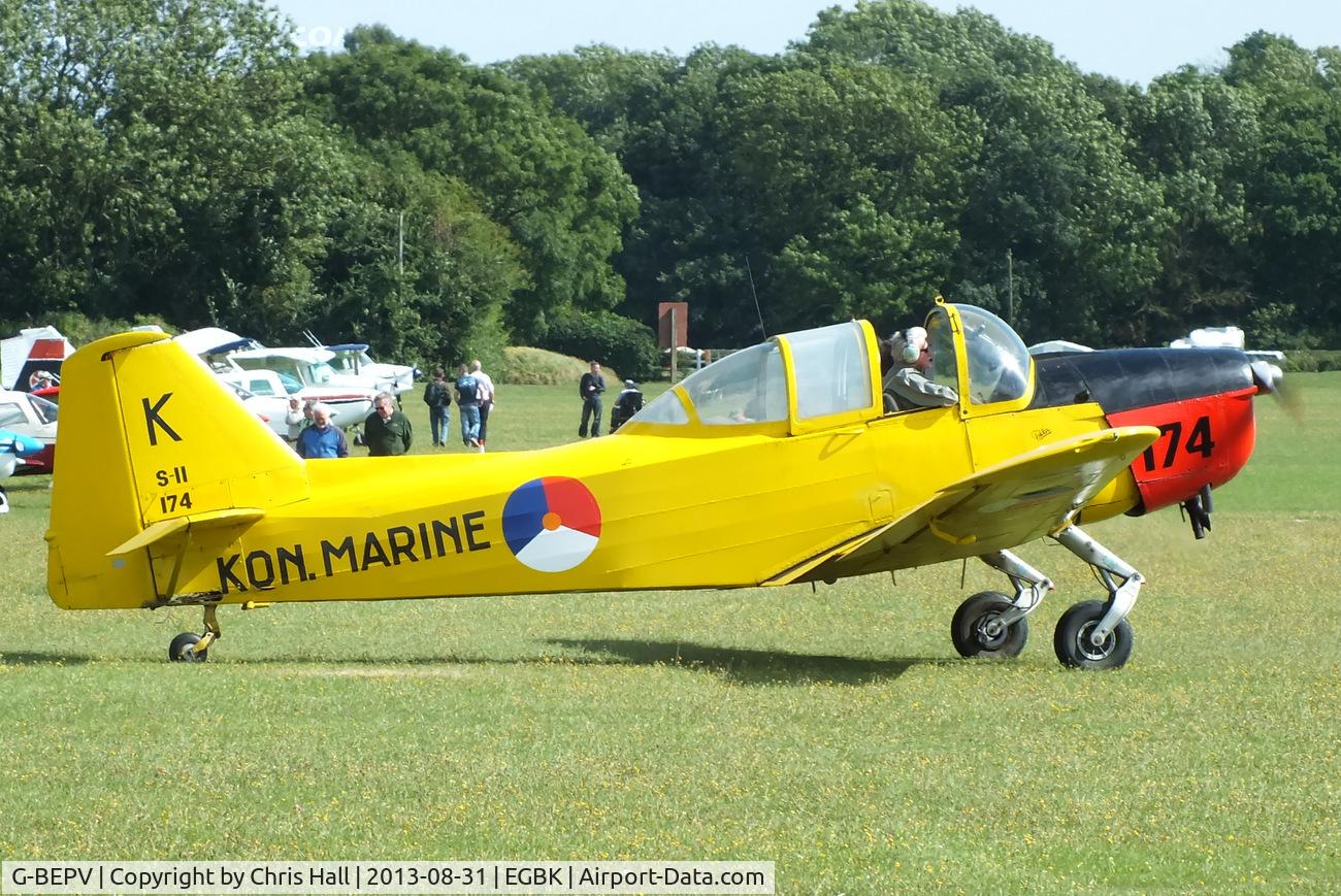 G-BEPV, 1950 Fokker S.11-1 Instructor C/N 6274, at the LAA Rally 2013, Sywell
